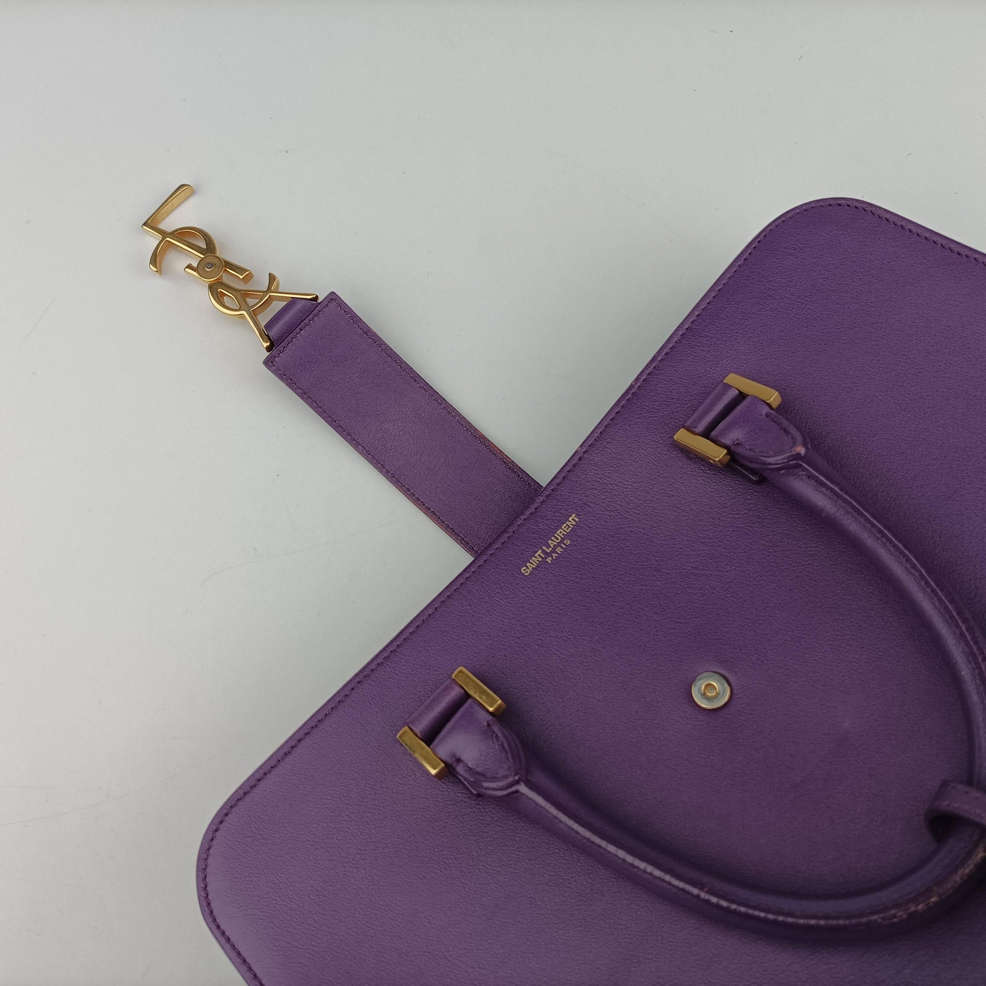 baby Cabas Purple Leather 357395 DMR357395.1014ベイビーカバス パープル レザー 357395 DMR357395.1014