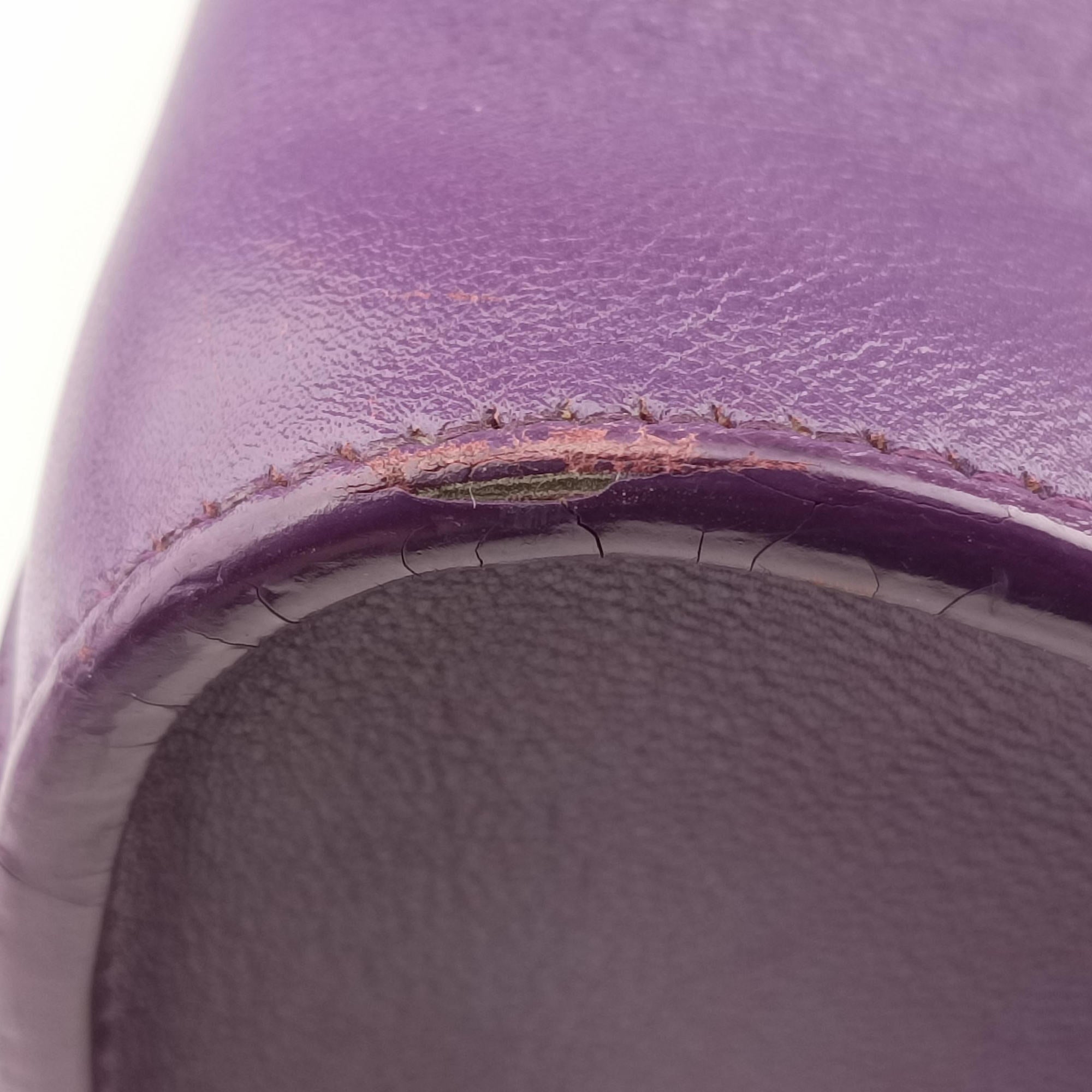 baby Cabas Purple Leather 357395 DMR357395.1014ベイビーカバス パープル レザー 357395 DMR357395.1014