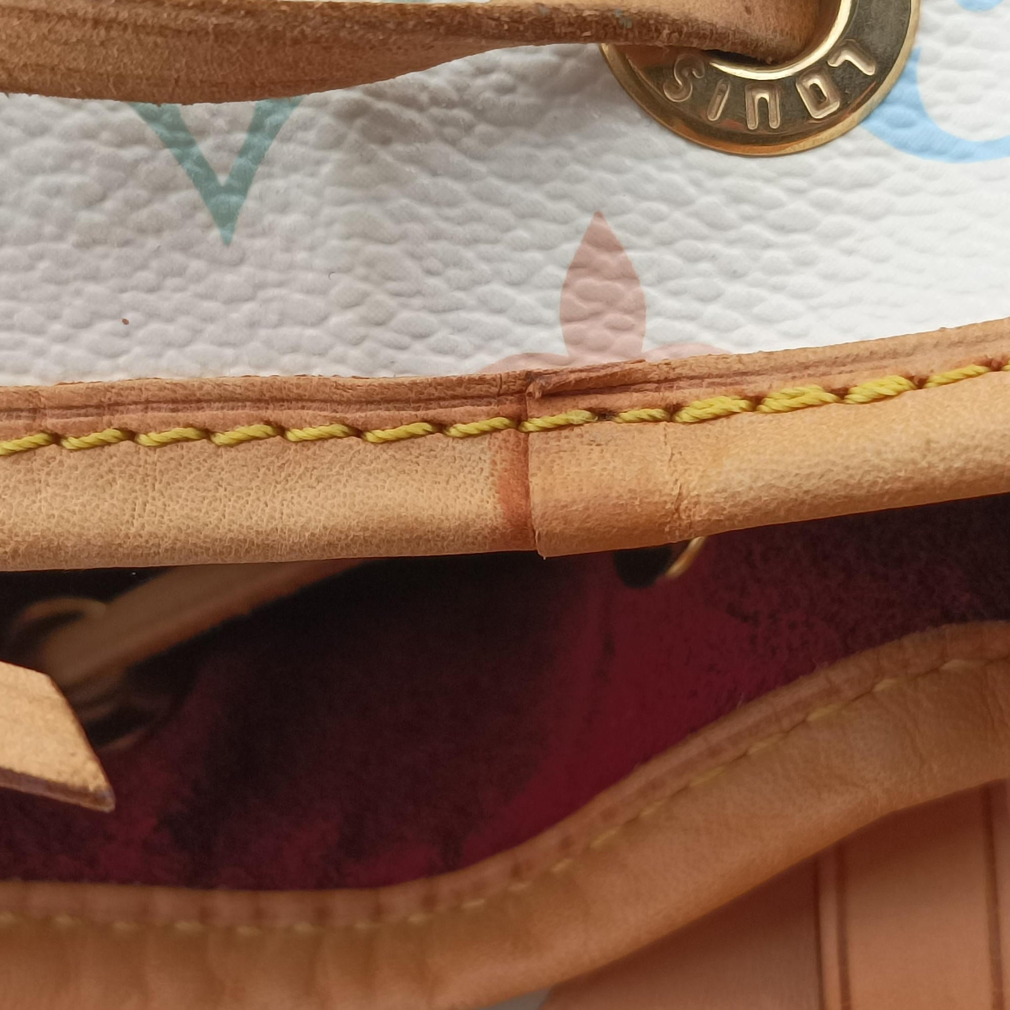 Petit NOe white Monogram Multicolor M42229 Lot number unknownプチ ノエ ブロン モノグラム マルチカラー M42229 製番不明