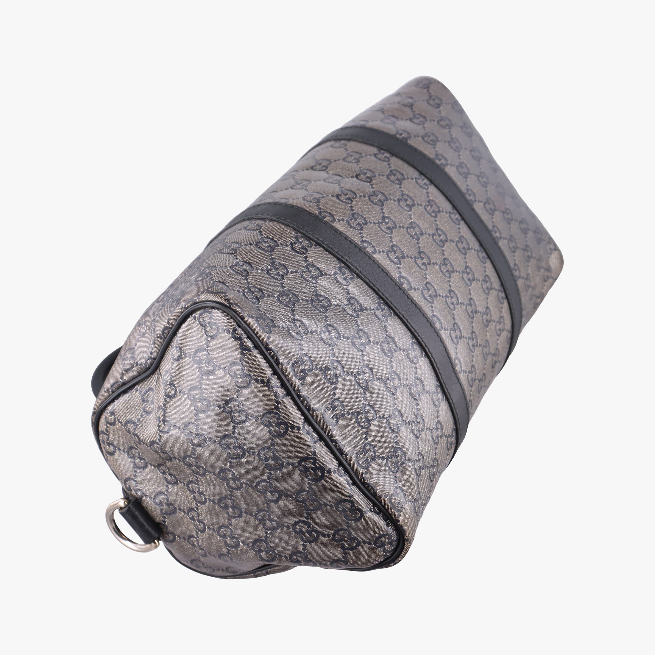 GG plus Spring Joy GG Supreme Grey PVC coated canvas×Leather 203696 E5032281GGプラス ジョイ GGスプリーム グレー PVCコーティングキャンバス×レザー 203696 E5032281