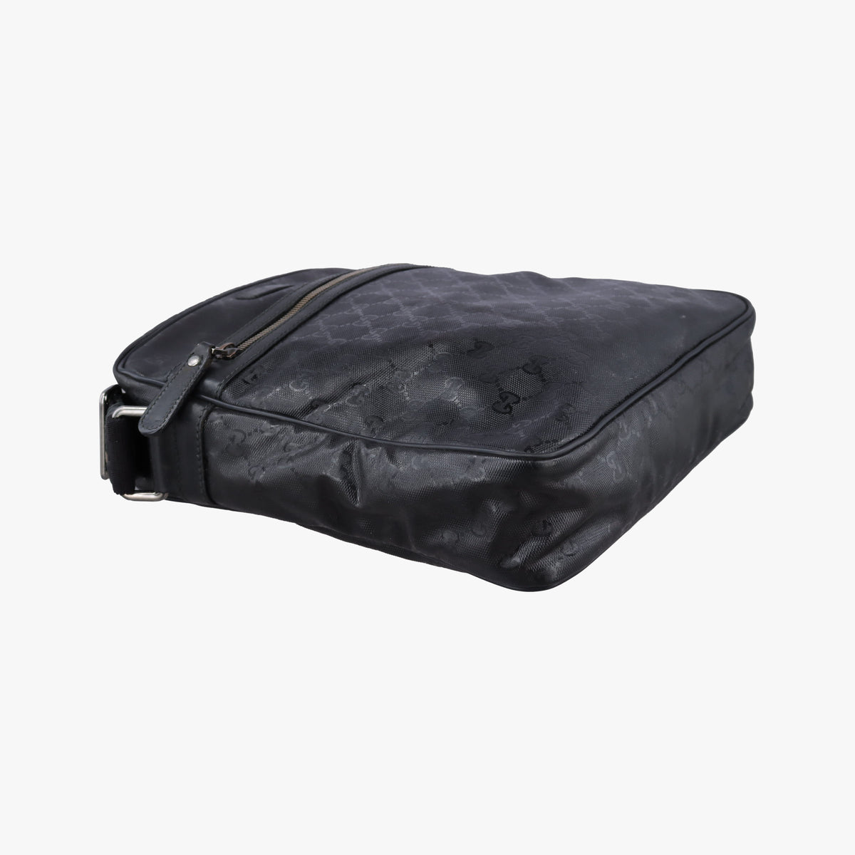 GG Imprime Messenger Black PVC coated canvas 201448 G5540557GGインプリメ メッセンジャー ブラック PVCコーティングキャンバス 201448 G5540557