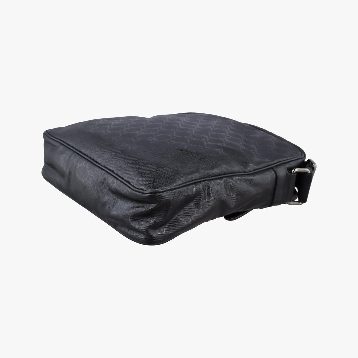 GG Imprime Messenger Black PVC coated canvas 201448 G5540557GGインプリメ メッセンジャー ブラック PVCコーティングキャンバス 201448 G5540557