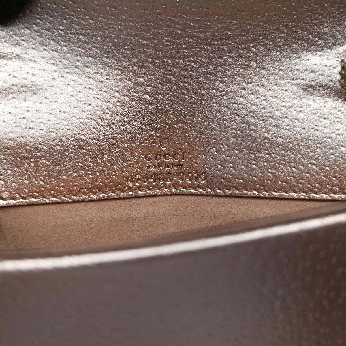 Pre-owned Gucci Dionysus Rose Gold Leather 476432 shoulderbag | stylenewstar