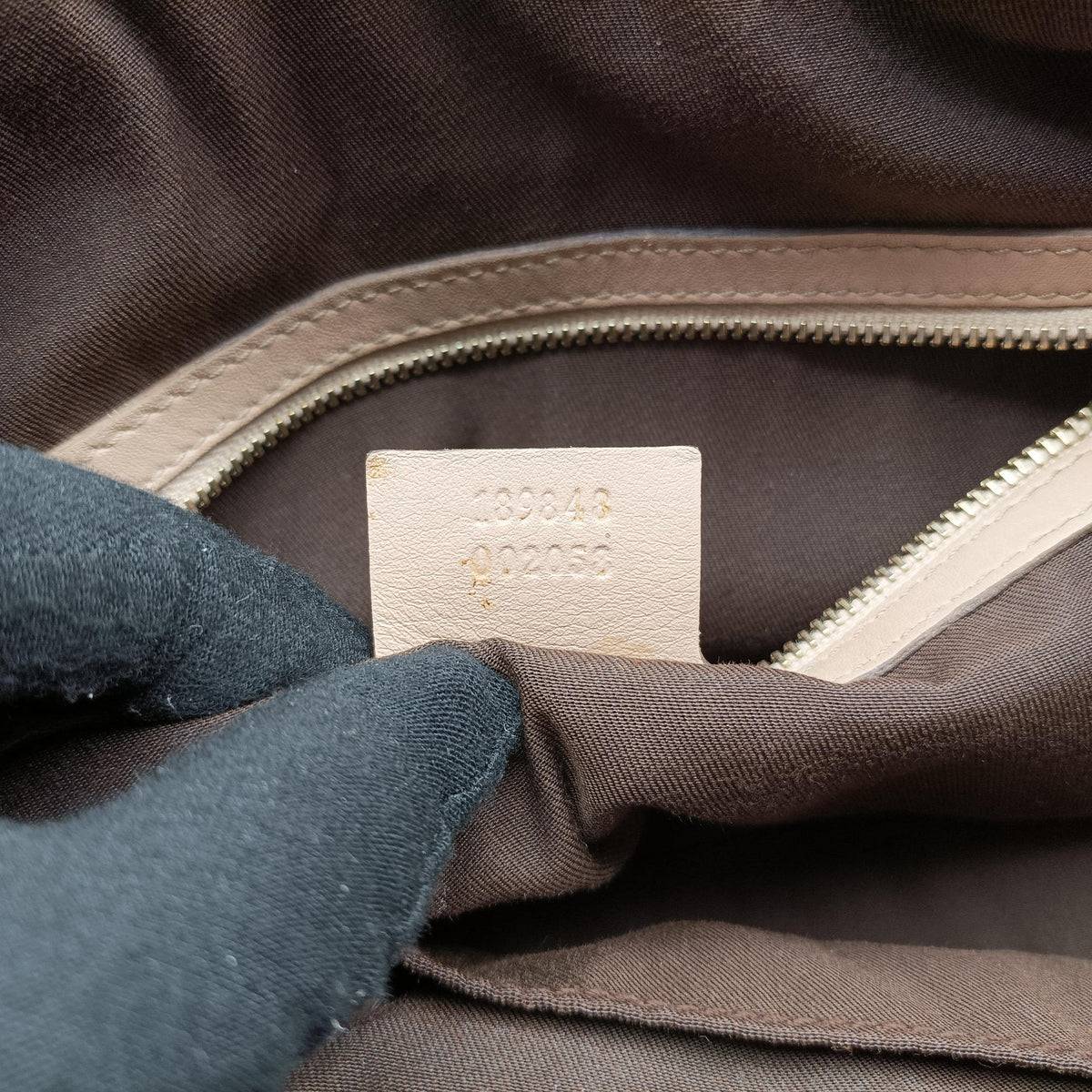 Sabrina Boston Beige Leather 189848 D1871102サブリナ ボストン ベージュ レザー 189848 D1871102