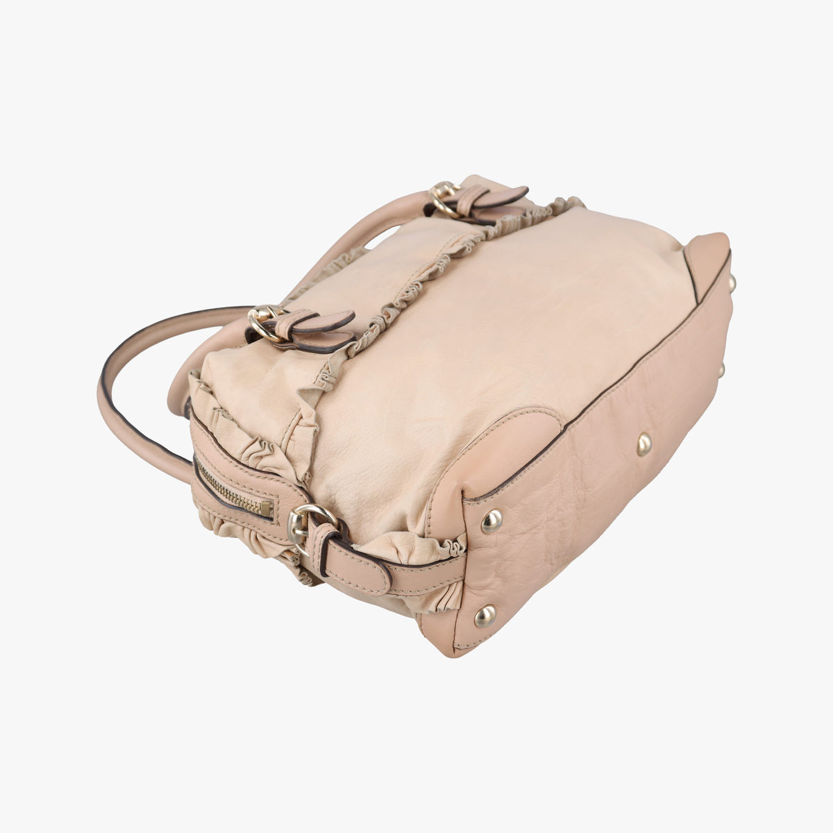 Sabrina Boston Beige Leather 189848 D1871102サブリナ ボストン ベージュ レザー 189848 D1871102