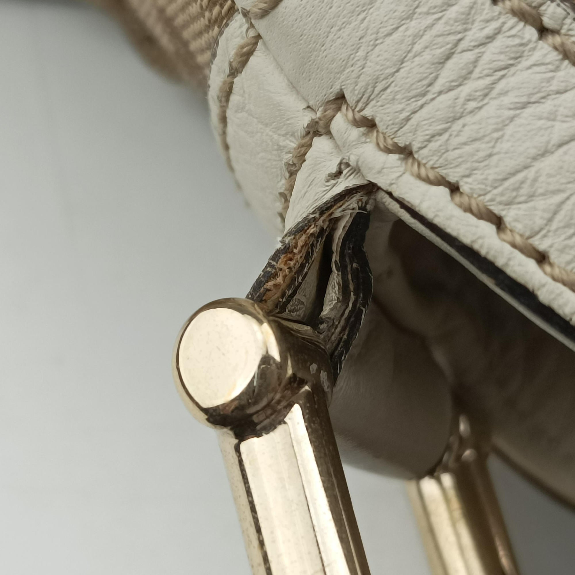 Bamboo Beige×White Canvas×Leather 282315 B011335850バンブー ベージュ×ホワイト キャンバス×レザー 282315 B011335850