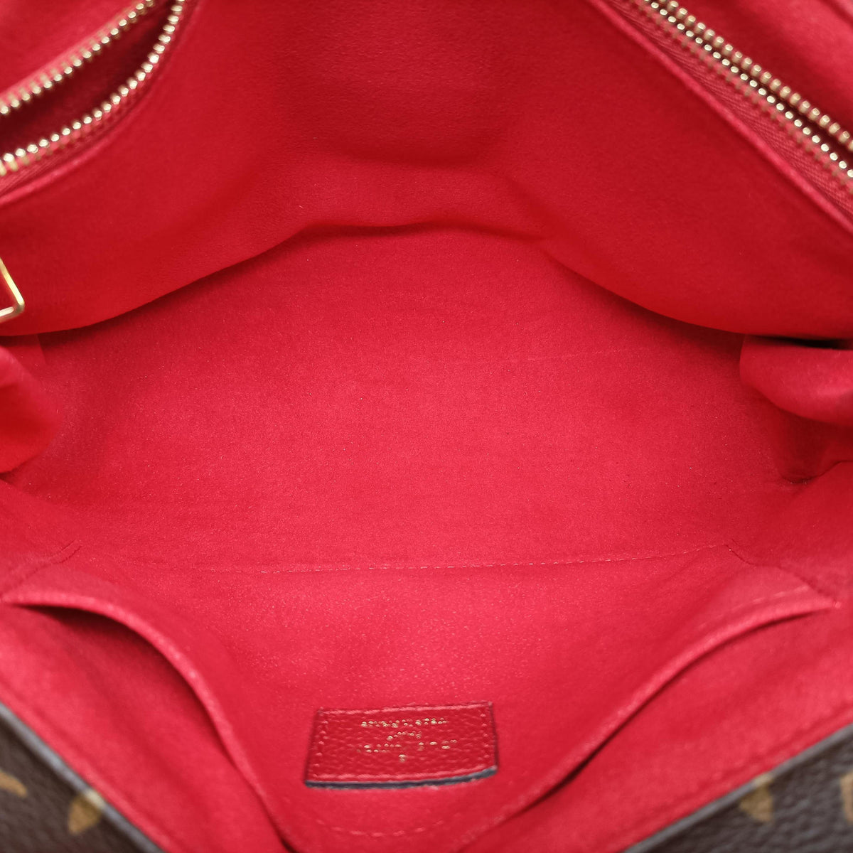 SAINT PLACIDE brown×CERISE Monogram Canvas×calf leather M43713 SN1138 IC Chipサンプラシード モノグラム/ブラウン×スリーズ モノグラムキャンバス×カーフレザー M43713 SN1138 ICチップ