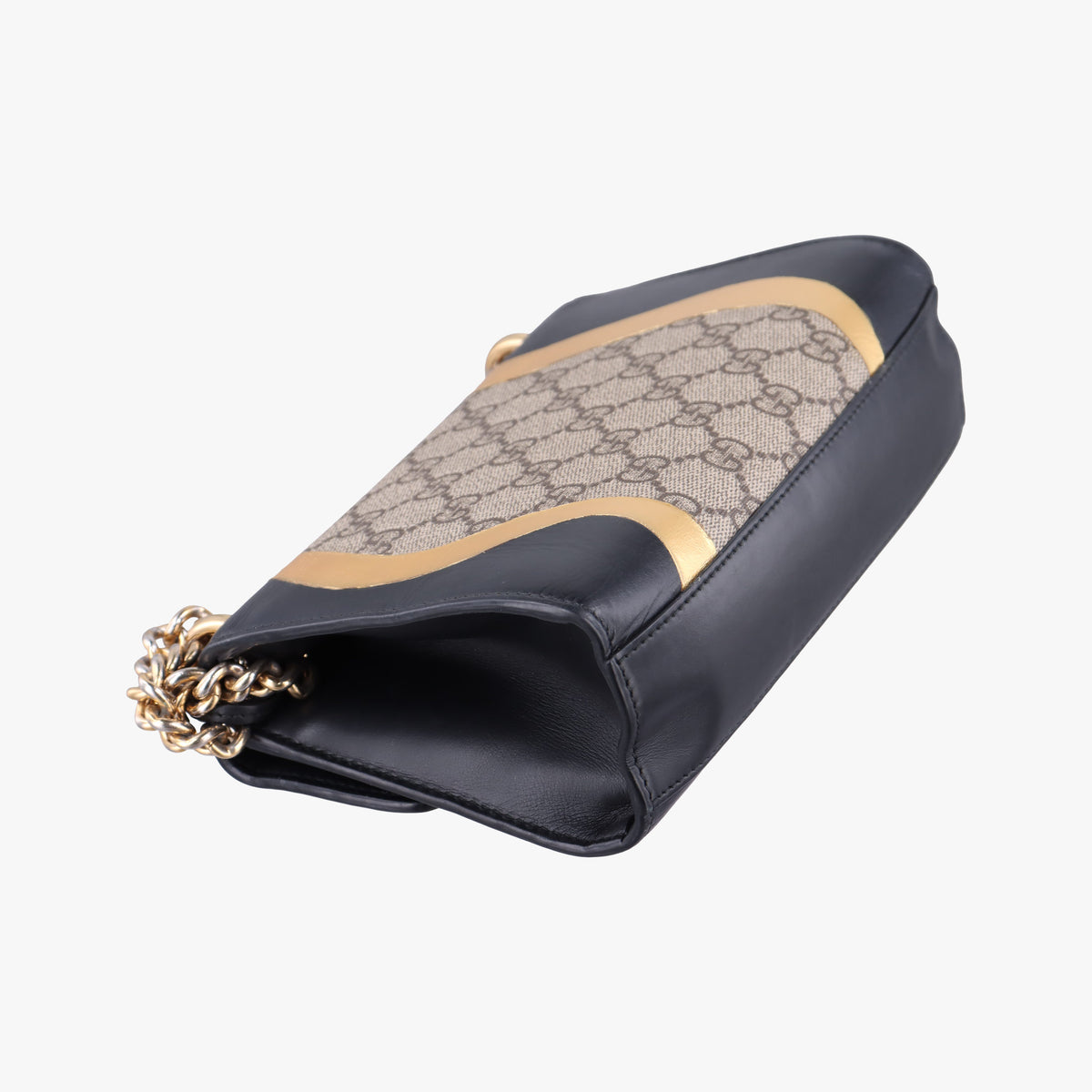 Padlock beige×Black PVC coated canvas×Leather 432182 B021838798パドロック ベージュ×ブラック PVCコーティングキャンバス×レザー 432182 B021838798