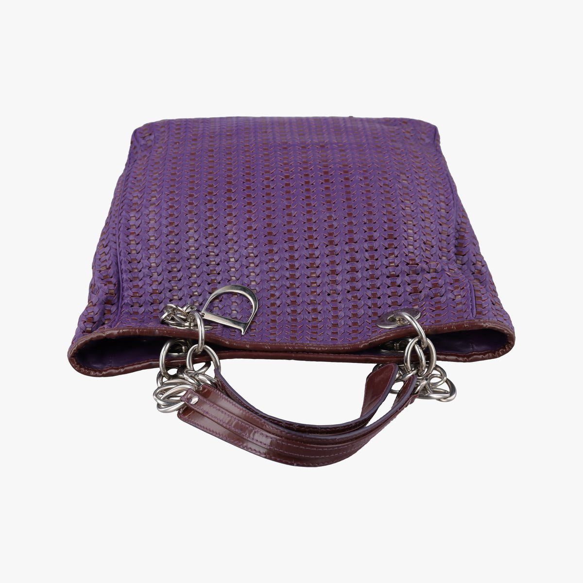 Soft Lady Dior tote Purple lambskin 225-BM-0098ソフト レディディオール トート パープル ラムスキン 225-BM-0098