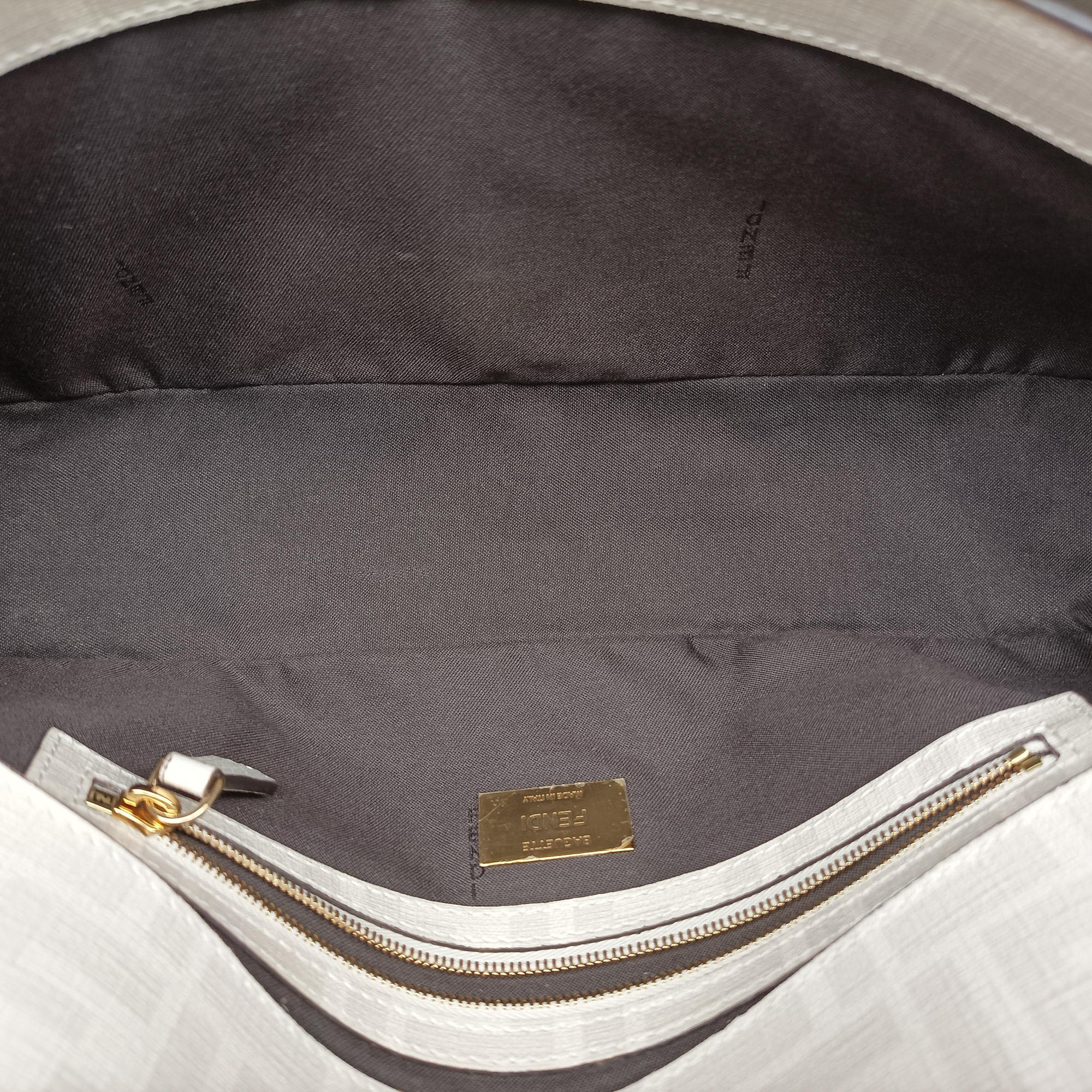 BAGUETTE White × Multicolor Coated Canvas × Leather 8BR600 8BR600-AJH1-228-10429マンマバケット ホワイト × マルチカラー コーティングキャンバス × レザー 8BR600 8BR600-AJH1-228-10429