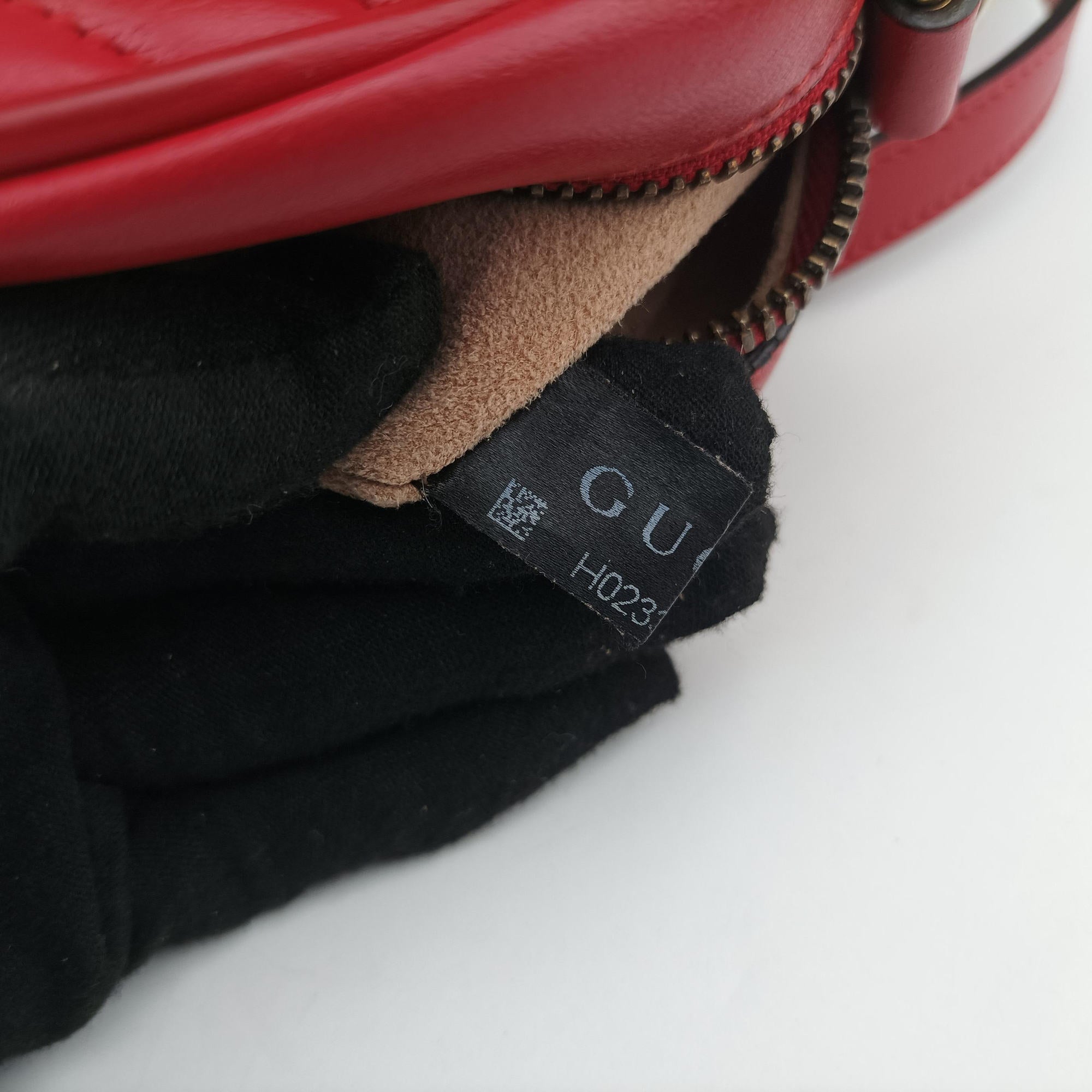 GG Marmont Red Leather 447632 H023318361GGマーモント レッド レザー 447632 H023318361