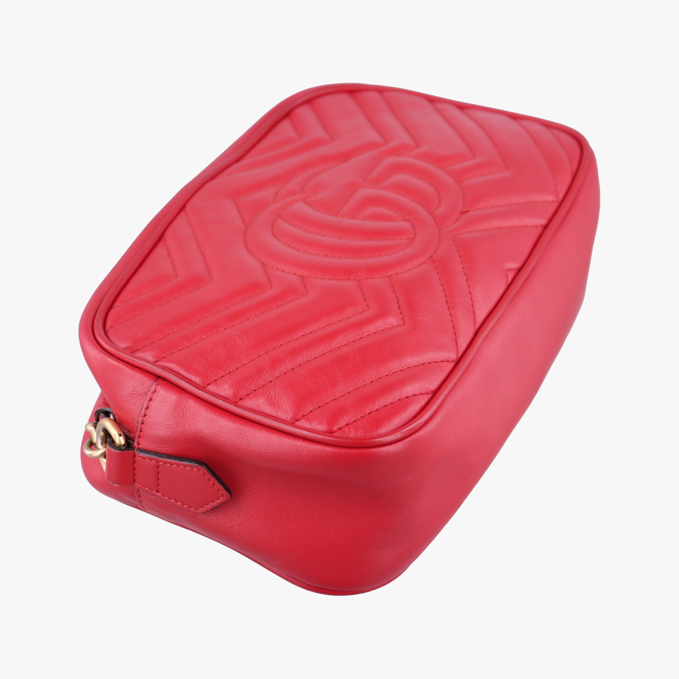 GG Marmont Red Leather 447632 H023318361GGマーモント レッド レザー 447632 H023318361