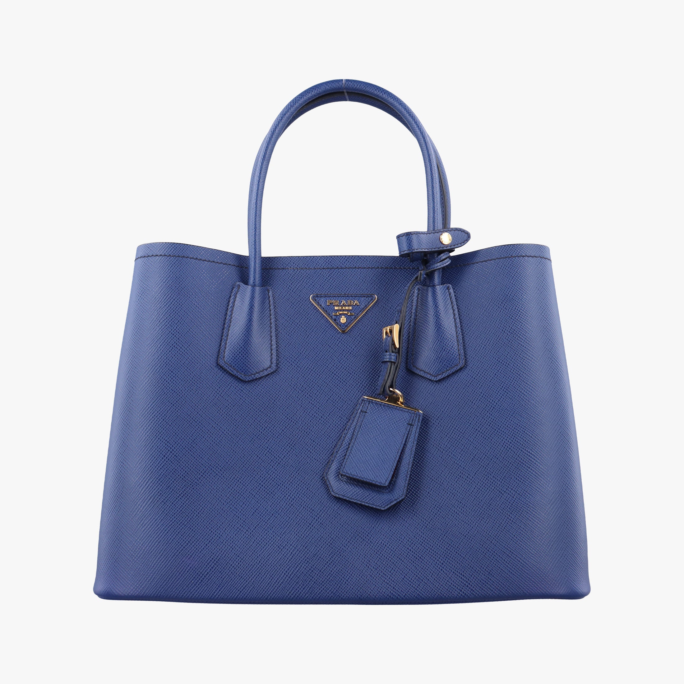 Double Cuir Blue SAFFIANO Leather B2756T 180/Hダブル キュイール ブルー サフィアーノレザー B2756T 180/H