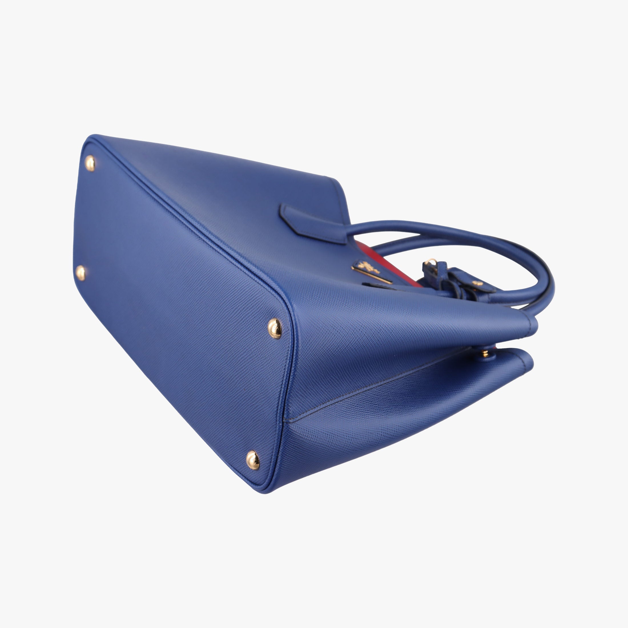 Double Cuir Blue SAFFIANO Leather B2756T 180/Hダブル キュイール ブルー サフィアーノレザー B2756T 180/H