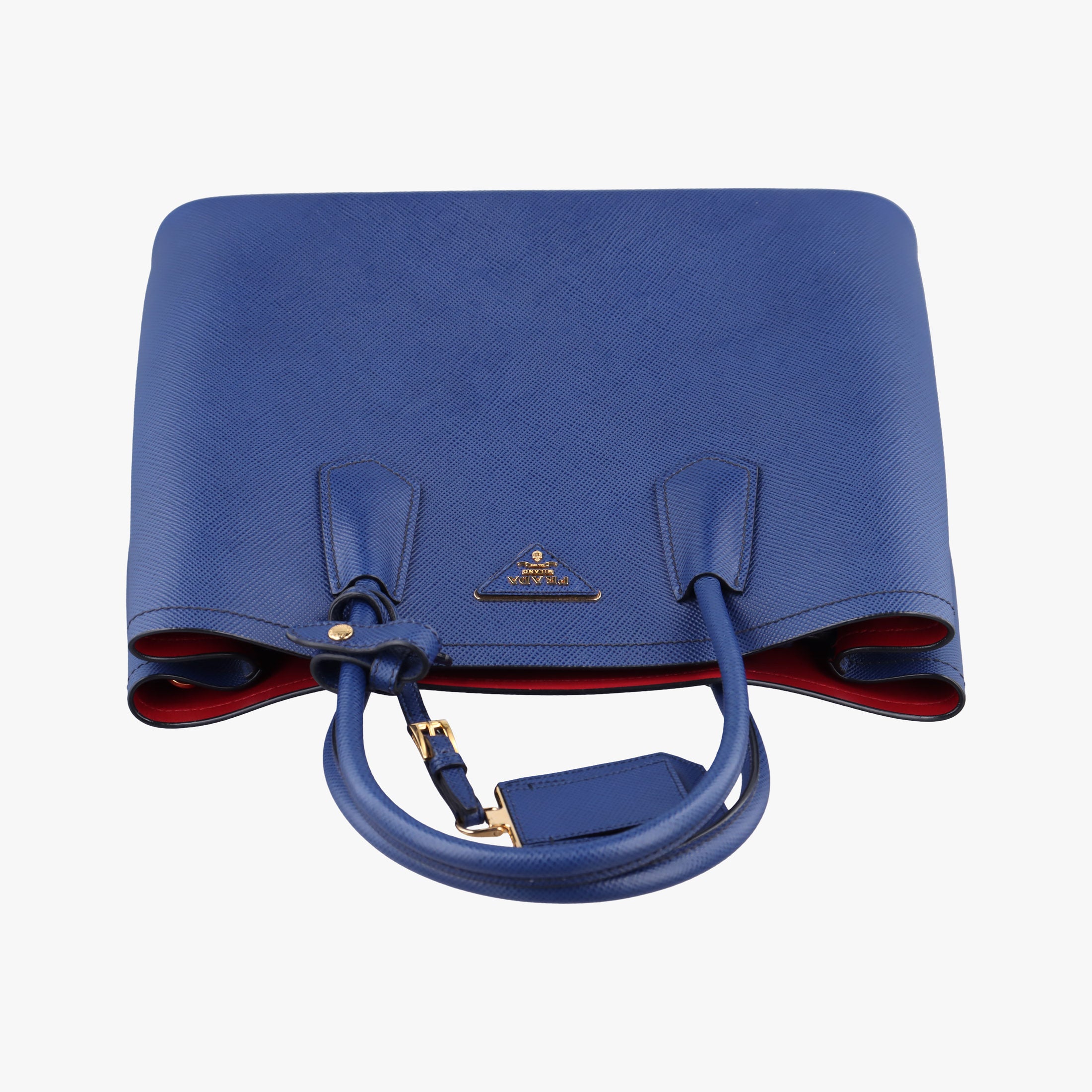 Double Cuir Blue SAFFIANO Leather B2756T 180/Hダブル キュイール ブルー サフィアーノレザー B2756T 180/H