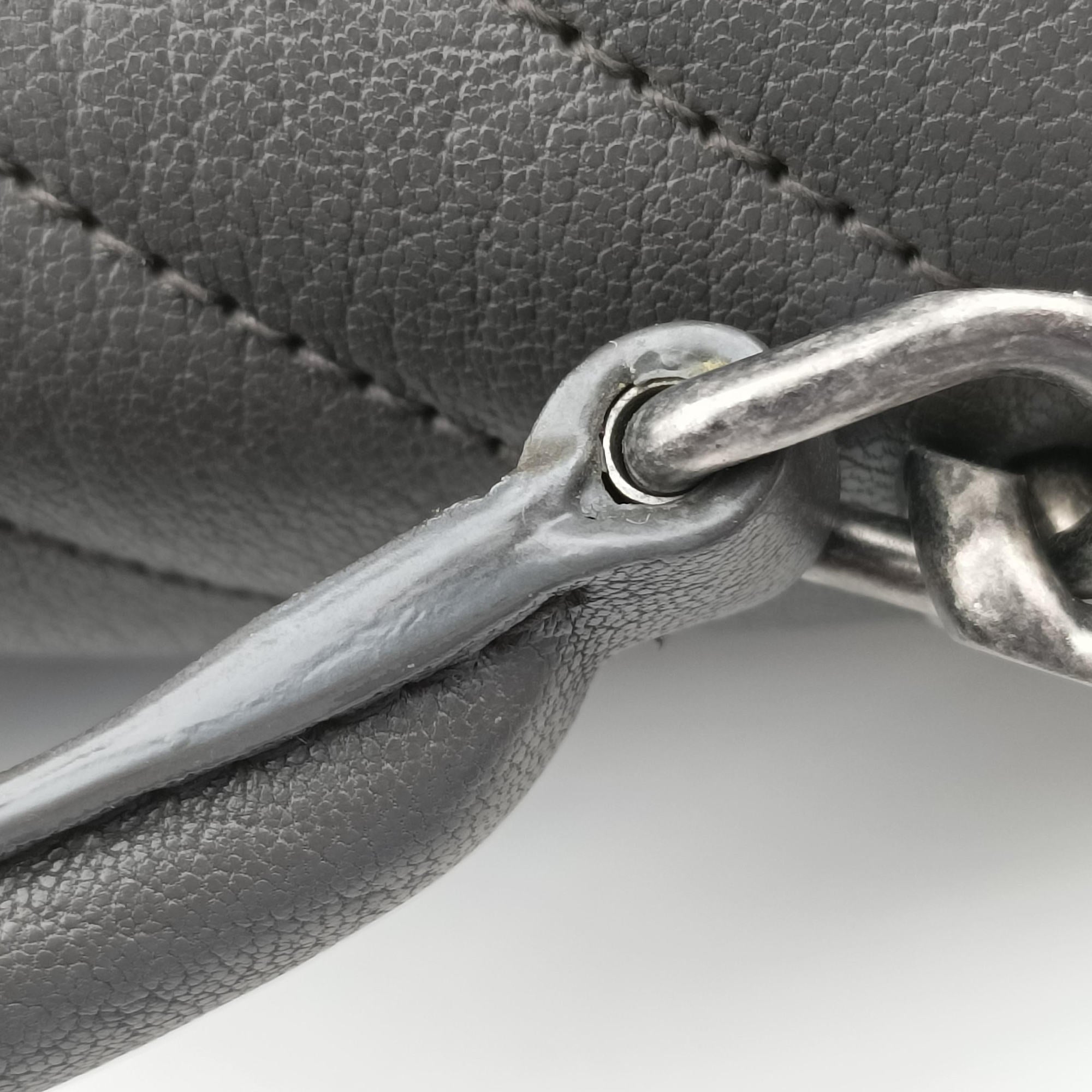 COLLEGE Grey Leather 487213 GUE487213.0318カレッジ グレー レザー 487213 GUE487213.0318