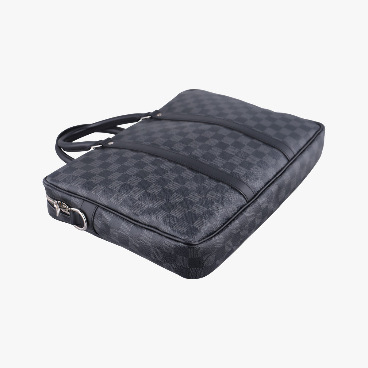 Porte Documents Voyage PM Noir Damier Graphite N41478 GI0168ポルト ドキュマン ヴォワヤージュ PM ノワール ダミエ グラフィット N41478 GI0168