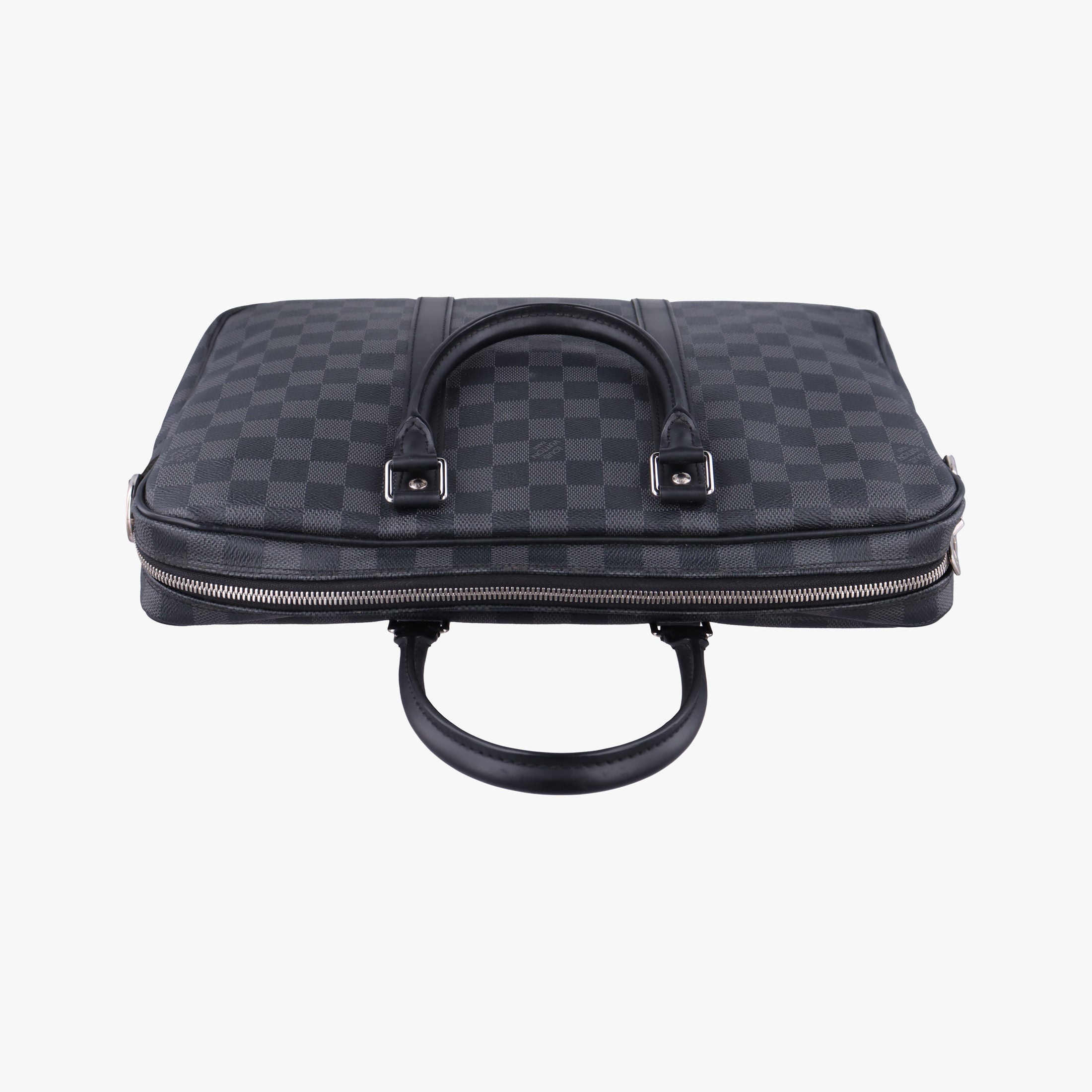 Porte Documents Voyage PM Noir Damier Graphite N41478 GI0168ポルト ドキュマン ヴォワヤージュ PM ノワール ダミエ グラフィット N41478 GI0168