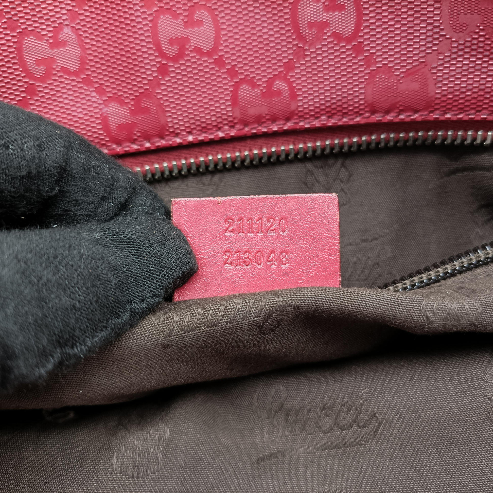 Guccissima GG Imprime Pink PVC coated canvas 211120 G9480516グッチシマ インプリメ ピンク PVCコーティングキャンバス 211120 G9480516
