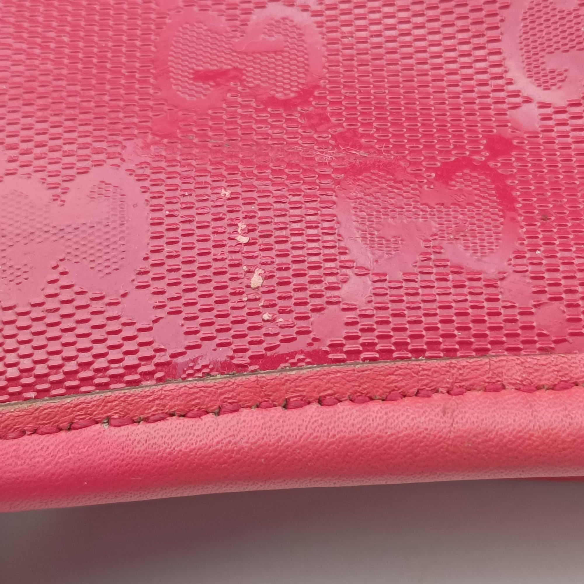 Guccissima GG Imprime Pink PVC coated canvas 211120 G9480516グッチシマ インプリメ ピンク PVCコーティングキャンバス 211120 G9480516