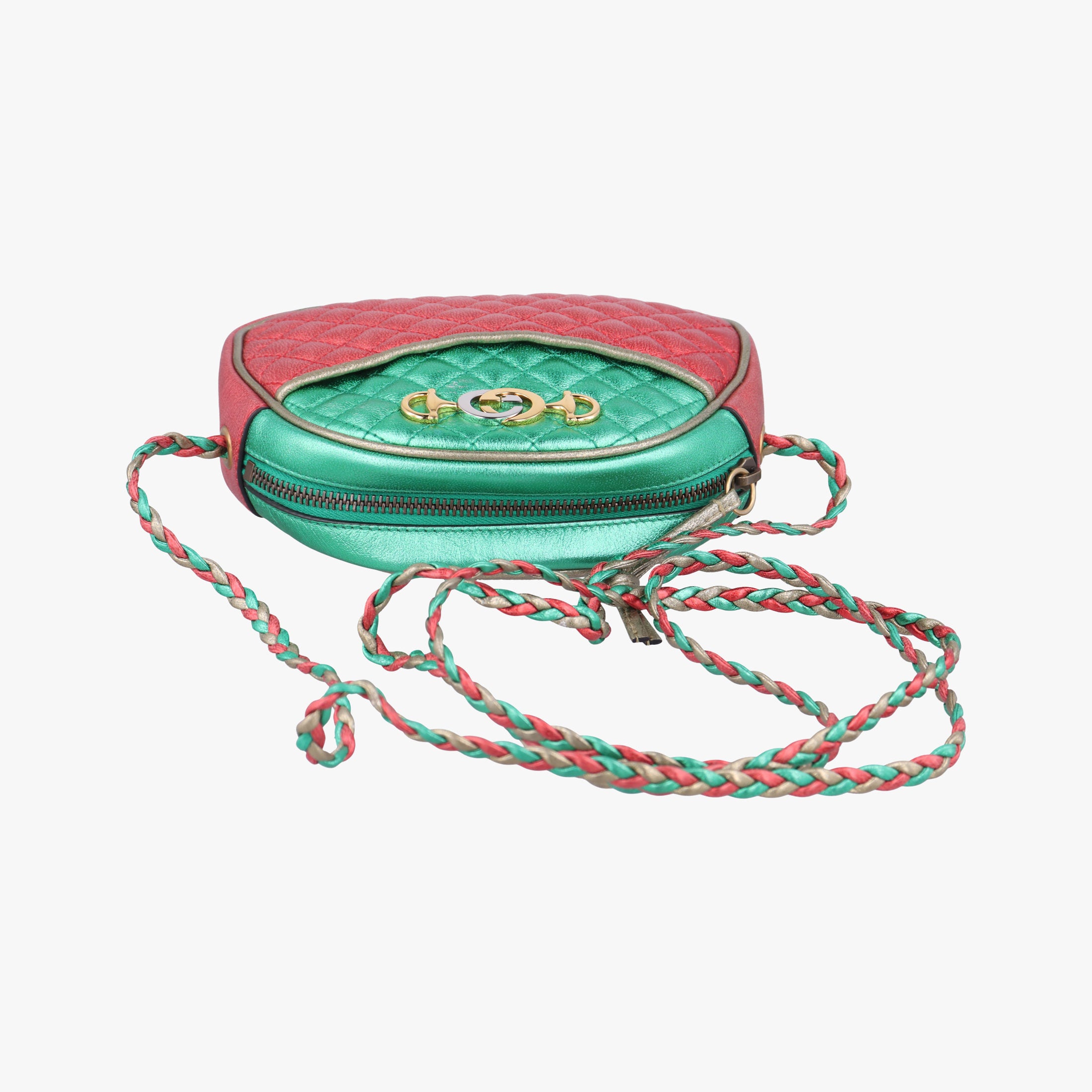 Laminate Red×Green Leather 534951 ラミネート レッド×グリーン レザー 534951