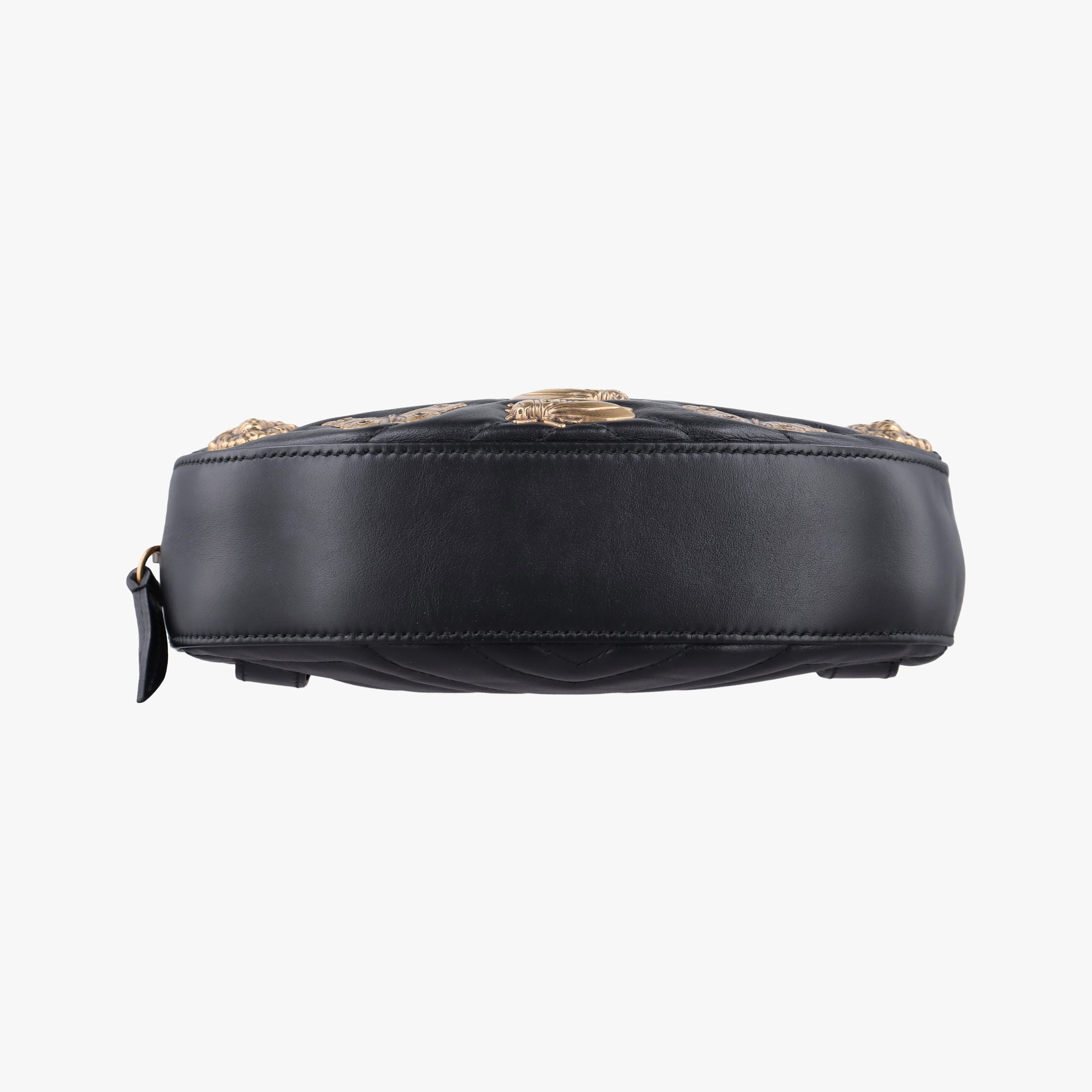 GG Marmont Animalier Black Leather 491294 B022840027GG マーモント アニマリエ ブラック レザー 491294 B022840027
