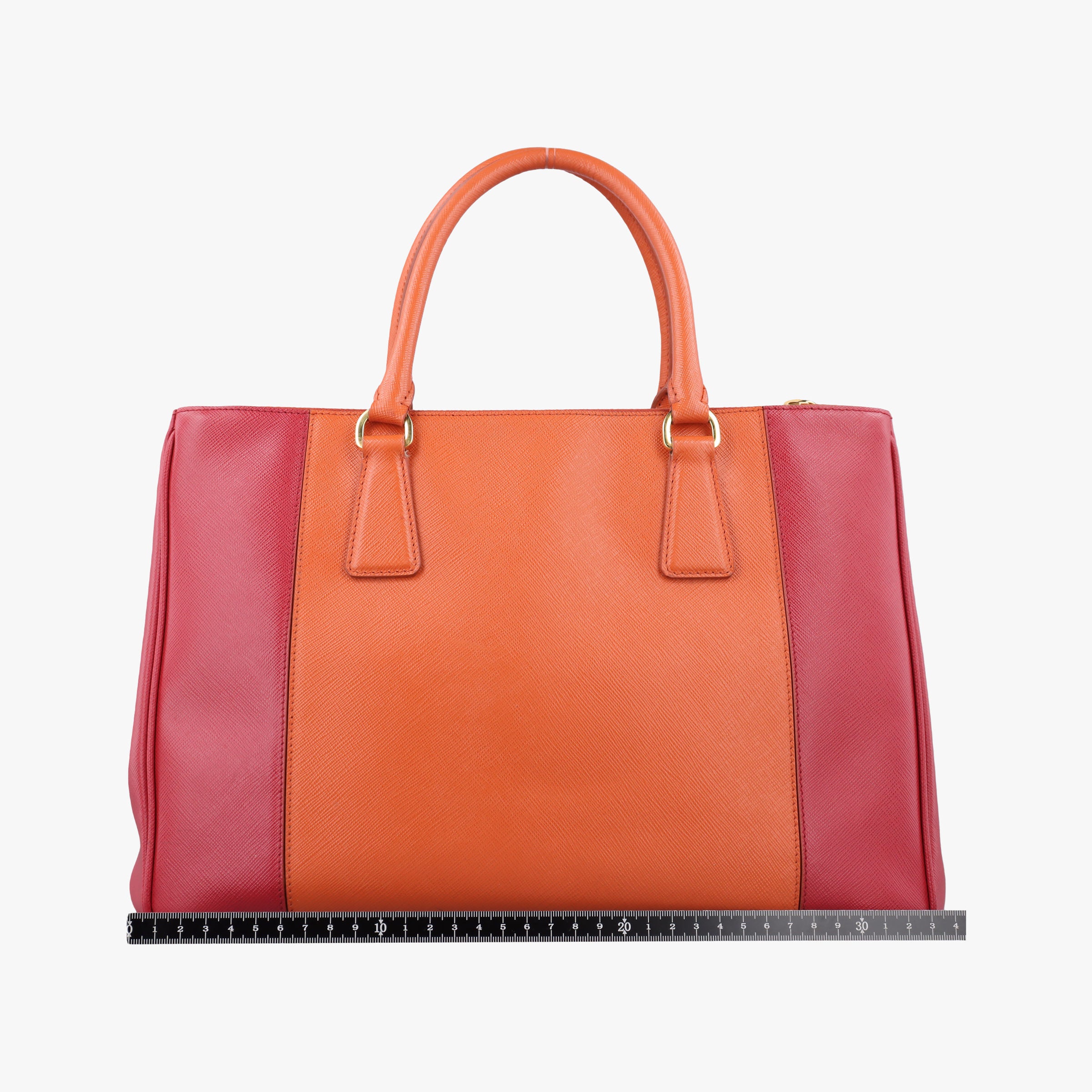 Galleria Orange×red SAFFIANO Leather BN1844 14 Xガレリア オレンジ×レッド サフィアーノレザー BN1844 14 X