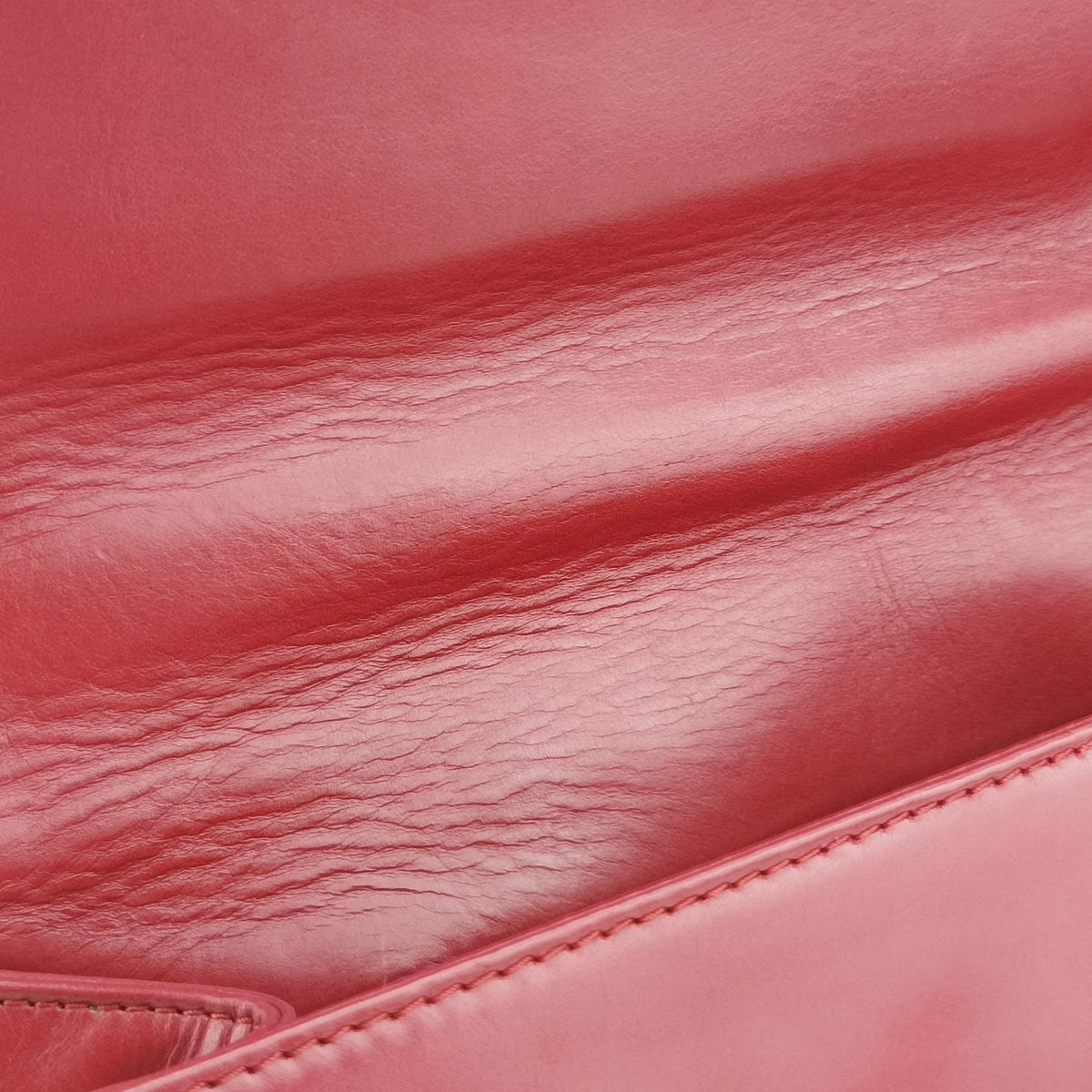 Pre-owned Chanel BOY CHANEL Red Leather A66711 shoulderbag | stylenewstar