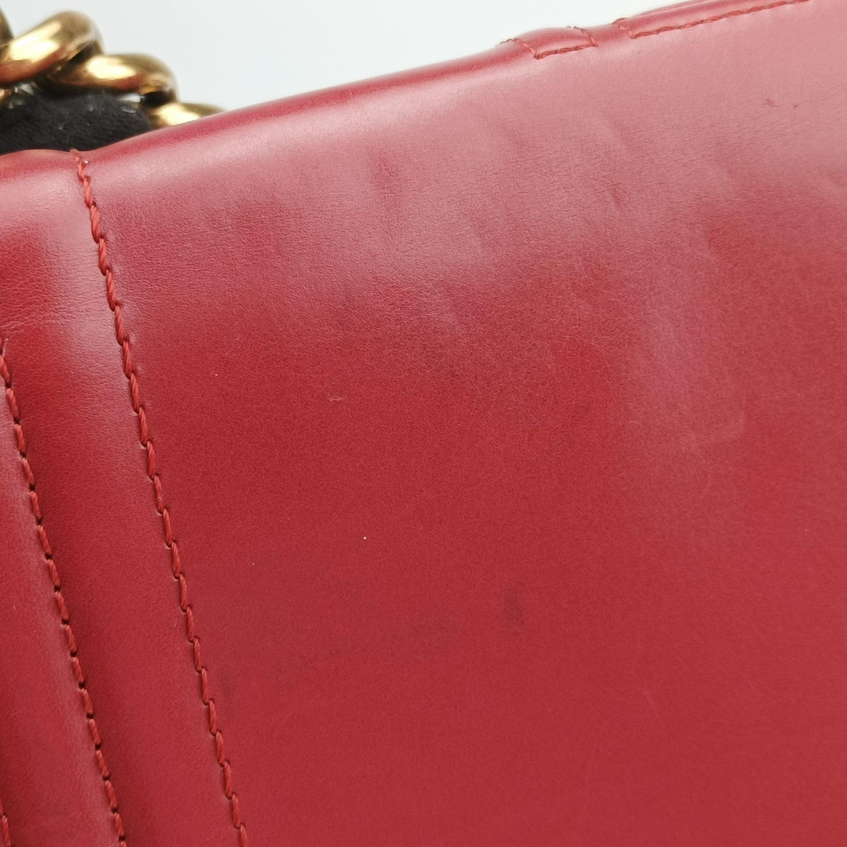 Pre-owned Chanel BOY CHANEL Red Leather A66711 shoulderbag | stylenewstar