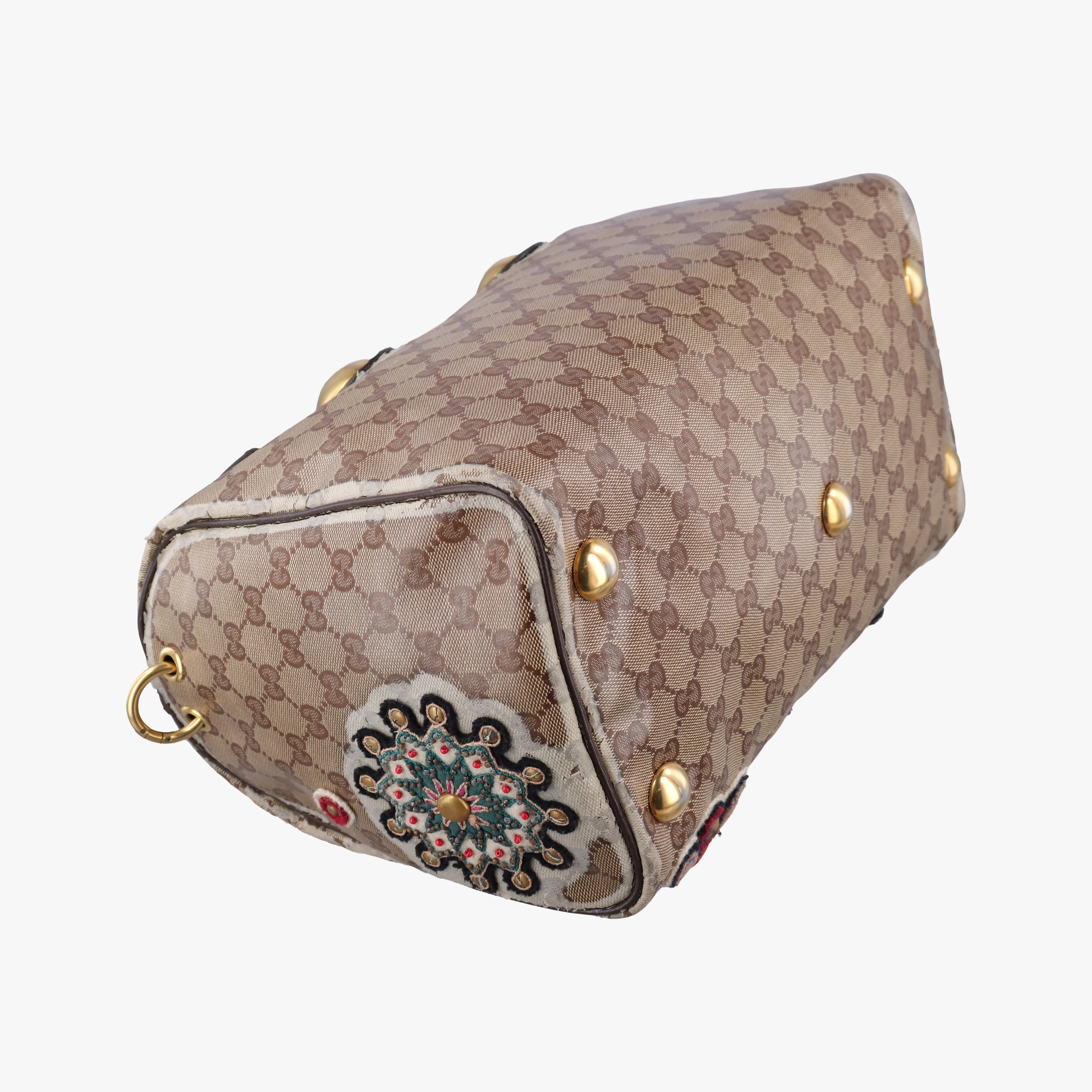 Babushka Multicolour PVC coated canvas×Leather 207775 H3705683バブーシュカ マルチカラー PVCコーティングキャンバス×レザー 207775 H3705683