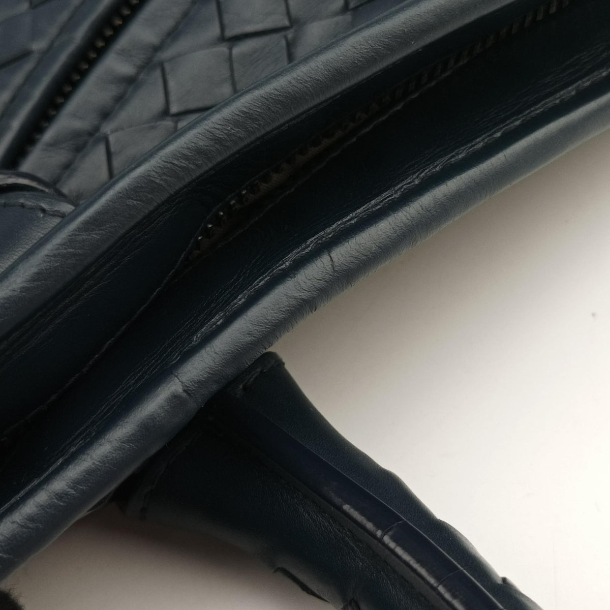 Intrecciato Navy lambskin B05095537Uイントレチャート ネイビー ラムスキン B05095537U