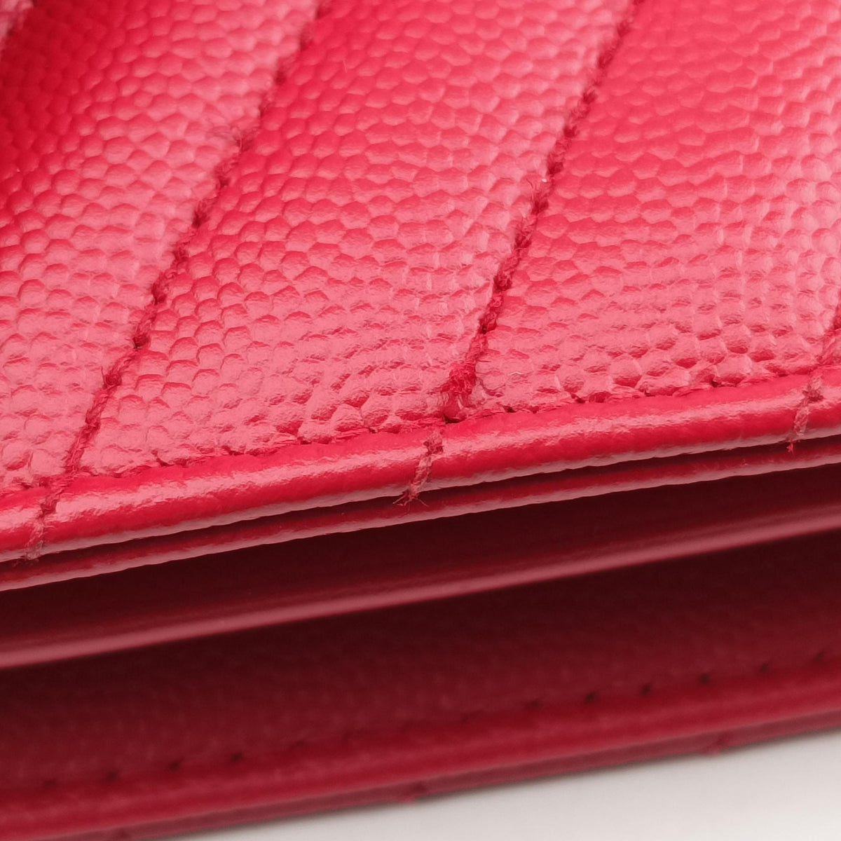 Secondhand Yves Saint Laurent MONOGRAM Red Leather 277828 shoulderbag | stylenewstar