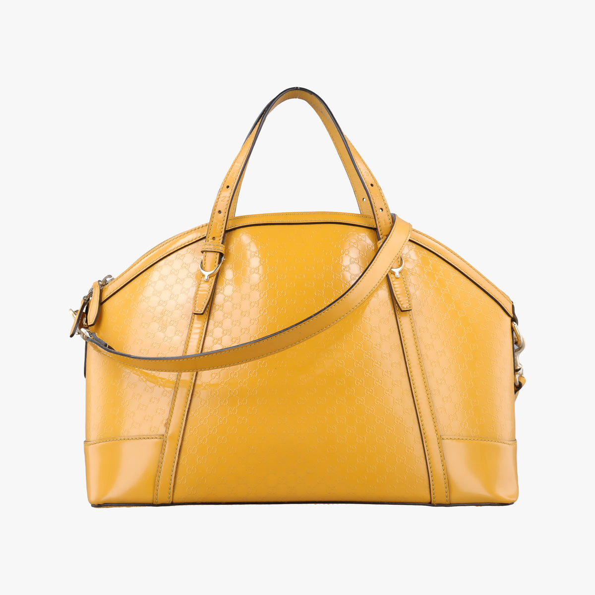 Vintage Gucci Microguccissima Yellow Patent Leather 309614 shoulderbag | stylenewstar