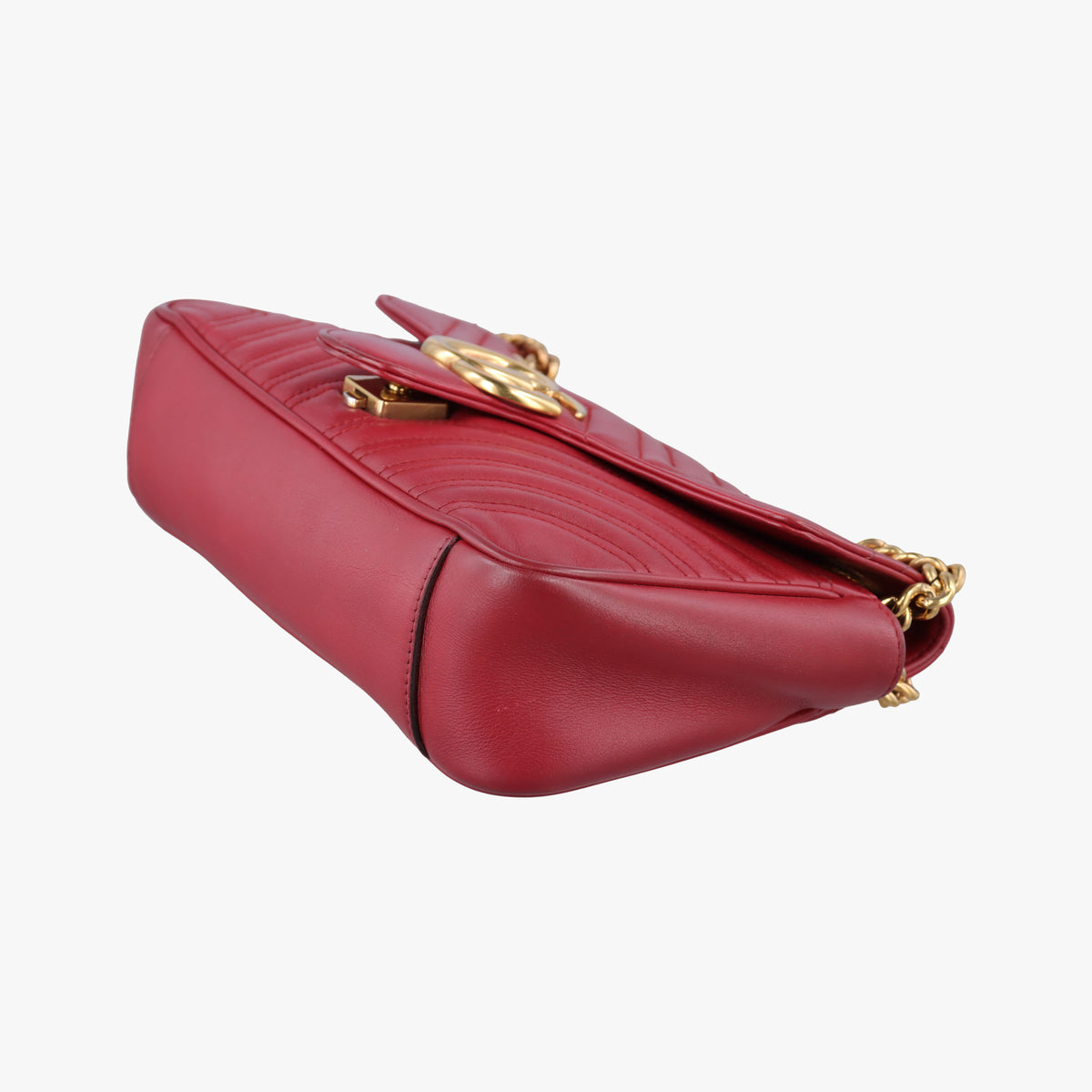 GG Marmont Red Leather 443497 F020287399GGマーモント レッド レザー 443497 F020287399
