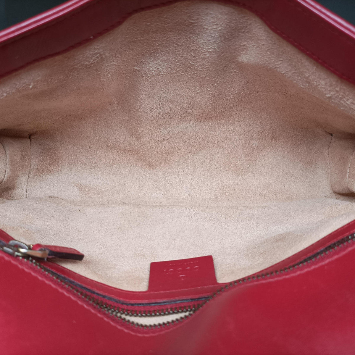 GG Marmont Red Leather 443497 F020287399GGマーモント レッド レザー 443497 F020287399