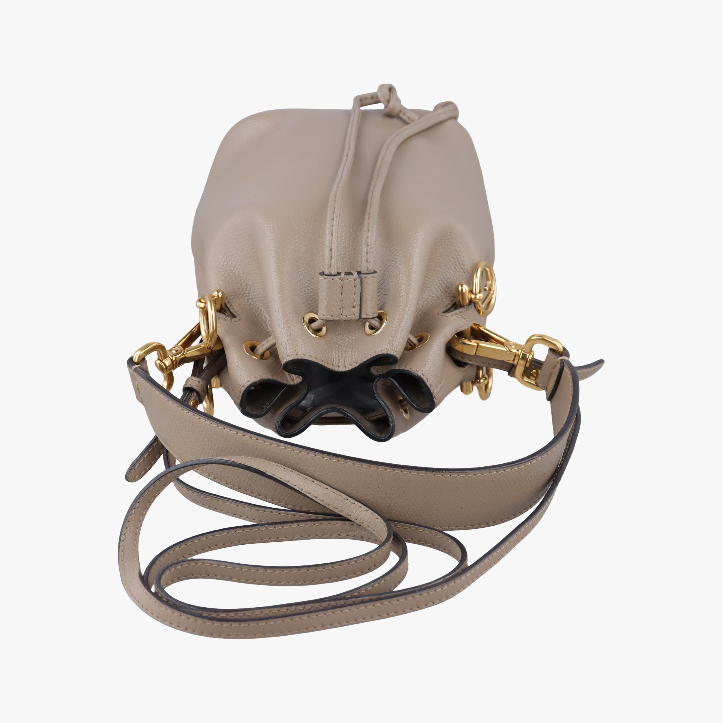Mon Tresor Mini Bucket Brown Leather 8BS010 8BS010 A18B 198-8007ミニ モン トレゾール ブラウン レザー 8BS010 8BS010 A18B 198-8007