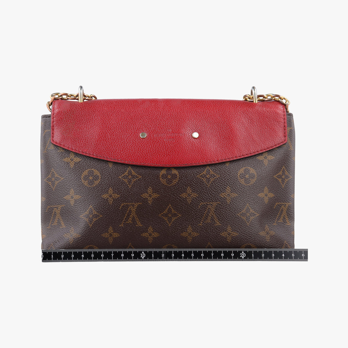SAINT PLACIDE brown×CERISE Monogram Canvas×calf leather M43713 CA0198サンプラシード モノグラム/ブラウン×スリーズ モノグラムキャンバス×カーフレザー M43713 CA0198