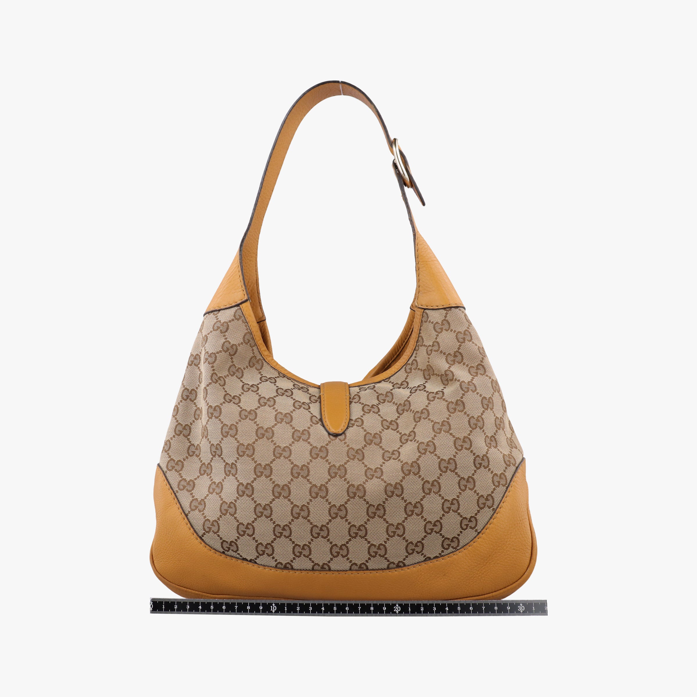 Jackie Flora Hobo beige×orange Canvas×Leather 277520 H014606931ニュージャッキー ベージュ×オレンジ キャンバス×レザー 277520 H014606931