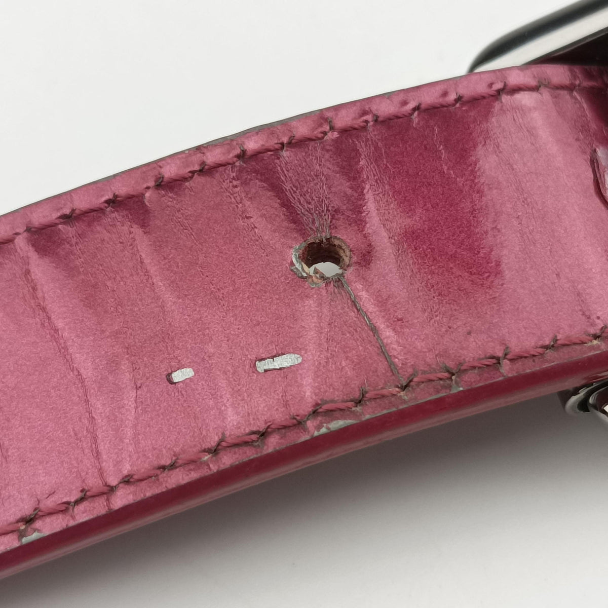 Be Dior Pink×Red Leather 19-MA-1115ビー ディオール ピンク×レッド レザー 19-MA-1115