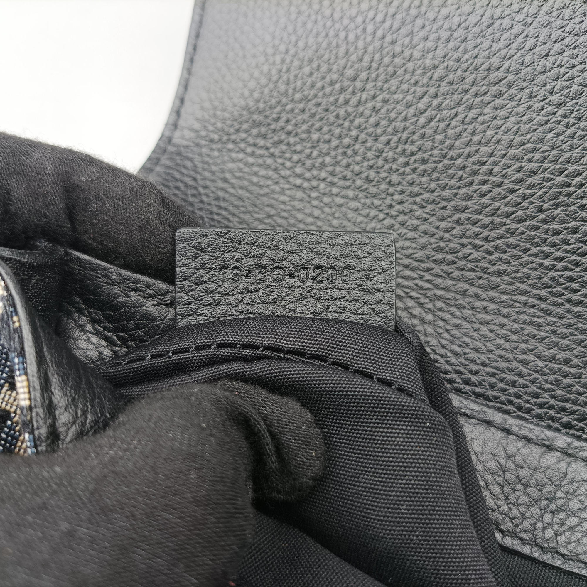 Saddle Pouch Navy×Black Jacquard 19-BO-0290サドル ポーチ ネイビー×ブラック ジャガード 19-BO-0290
