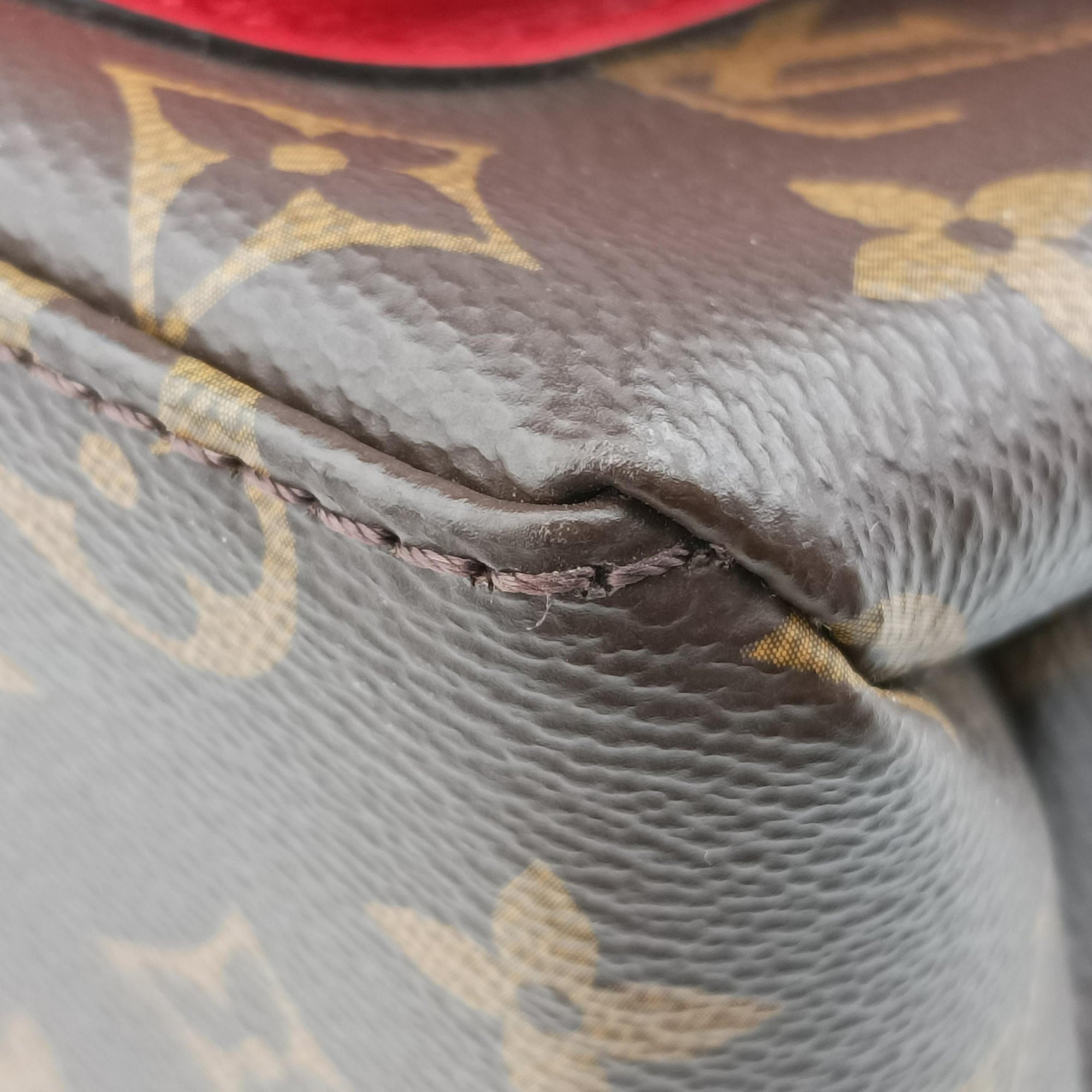 MARIGNAN Brown×COQUELICOT Monogram Canvas×calf leather M44544 AR1188 IC Chipマリニャン モノグラム/ブラウン×コクリコ モノグラムキャンバス×カーフレザー M44544 AR1188 ICチップ