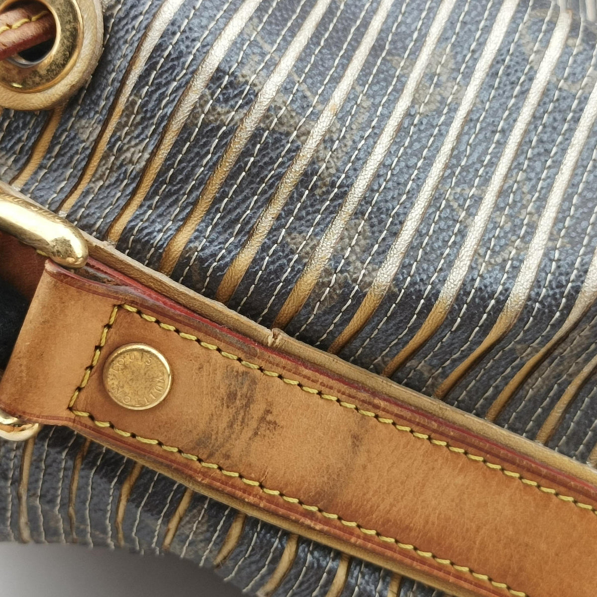 Pre-owned Louis Vuitton Neo brown×Argent Monogram Eden M40355 shoulderbag | stylenewstar