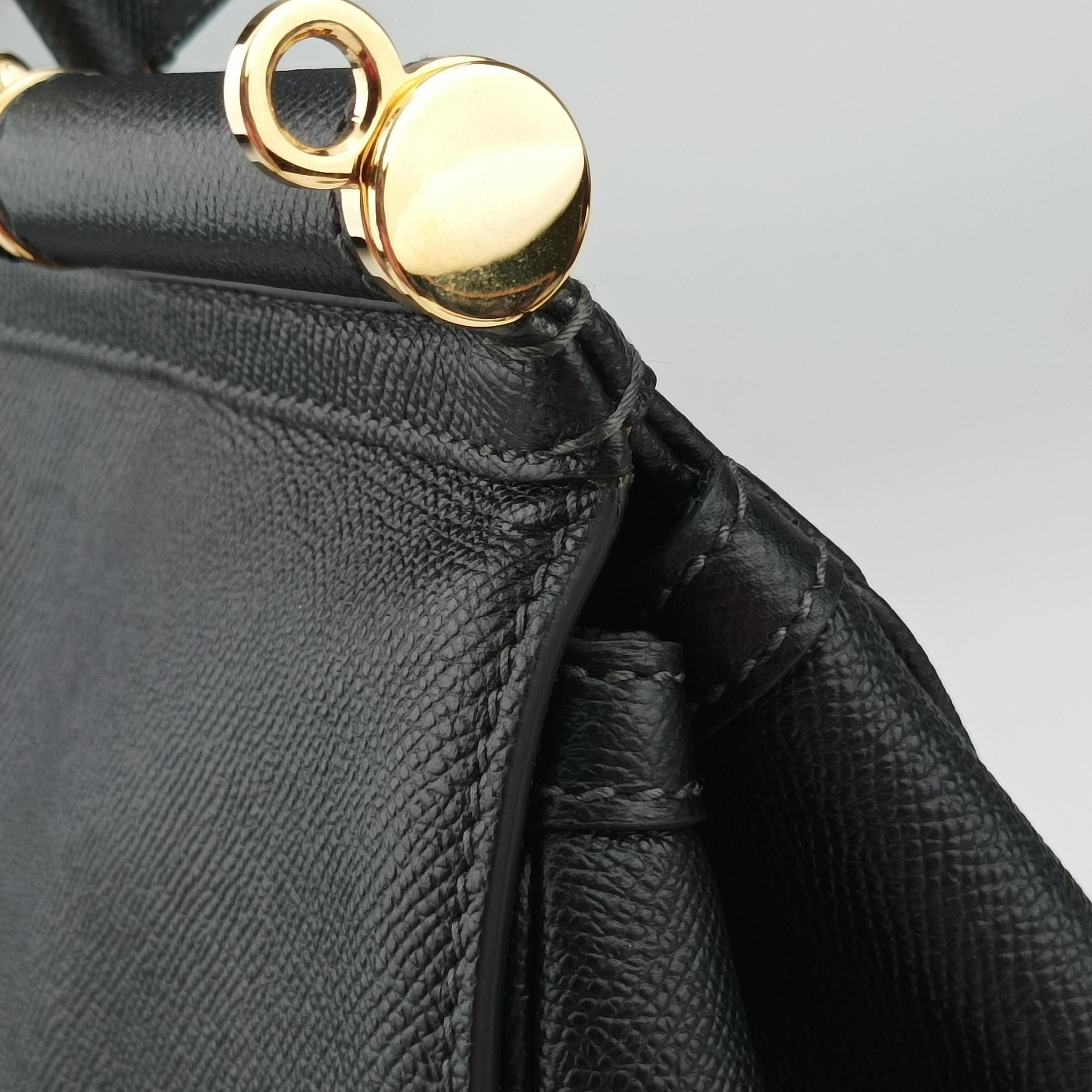 SICILY Black Leather シシリー ブラック レザー
