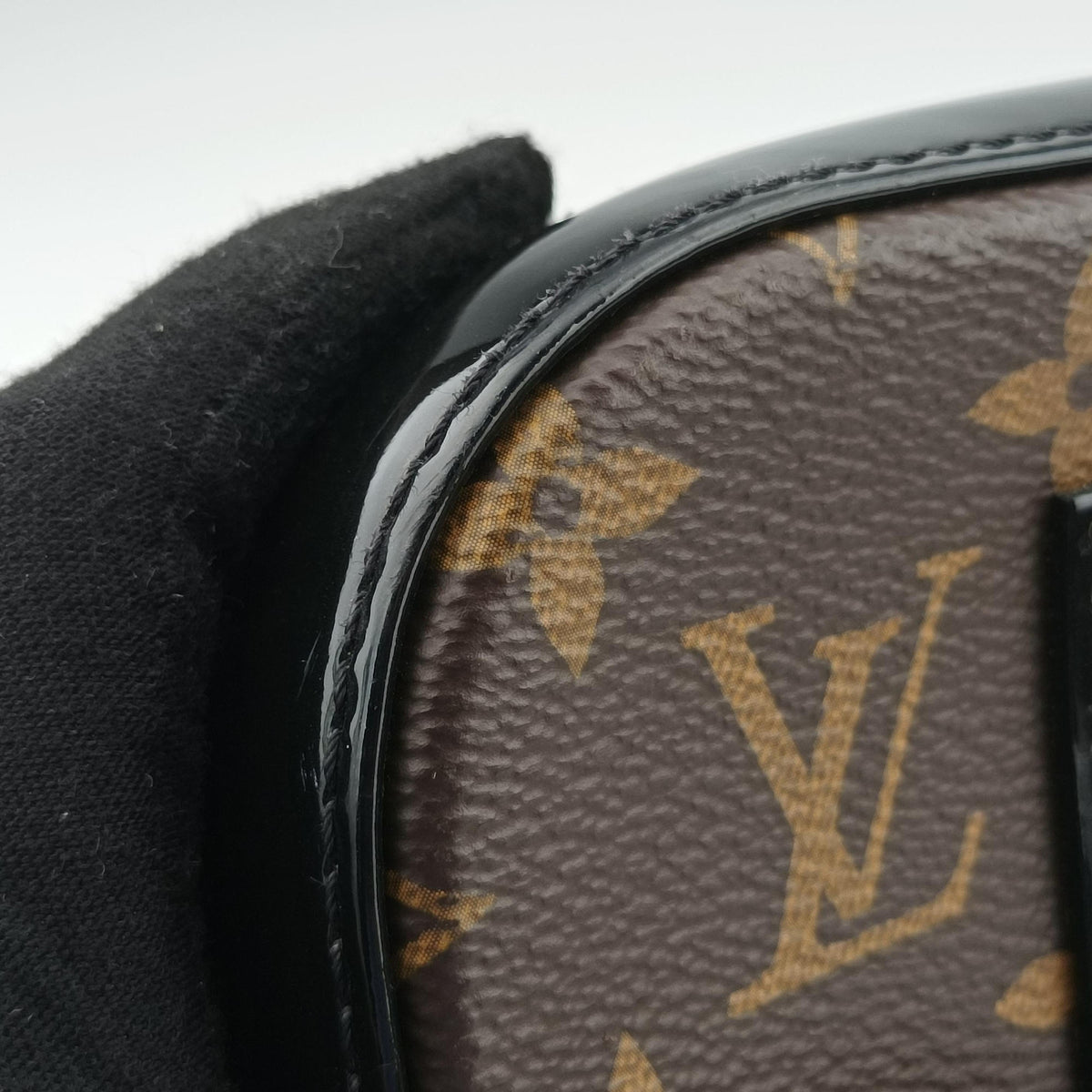Pre-owned Louis Vuitton Miroir Alma PM BLACK Vernis M54705 shoulderbag | stylenewstar