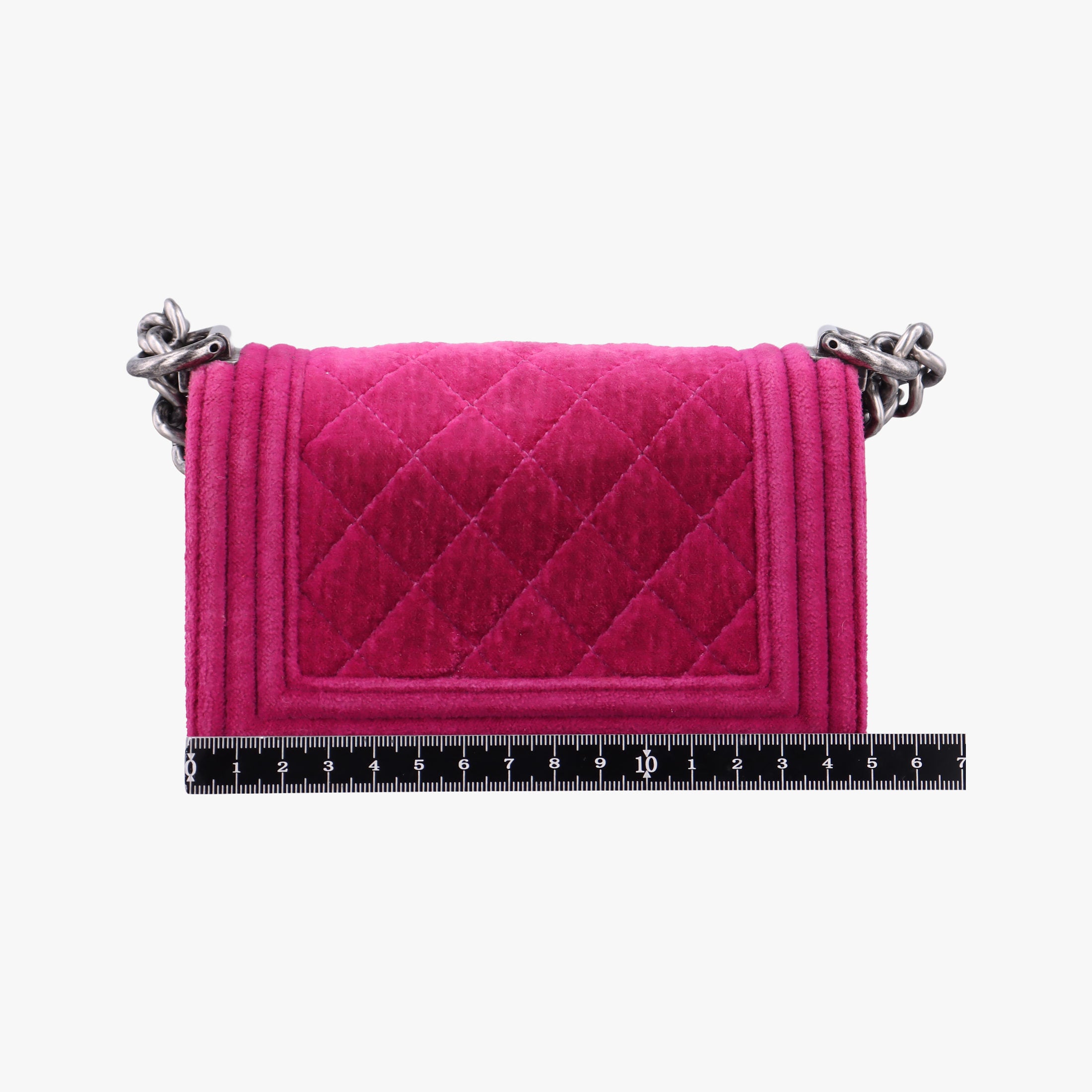 BOY CHANEL Rose velour A67364 17342476ボーイシャネル ローズ レッド ベロア A67364 17342476