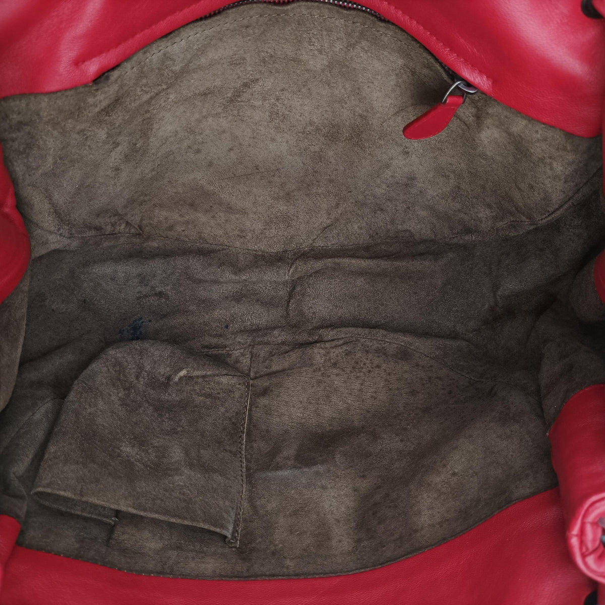Intrecciato Red lambskin B00903944Wイントレチャート レッド ラムスキン B00903944W