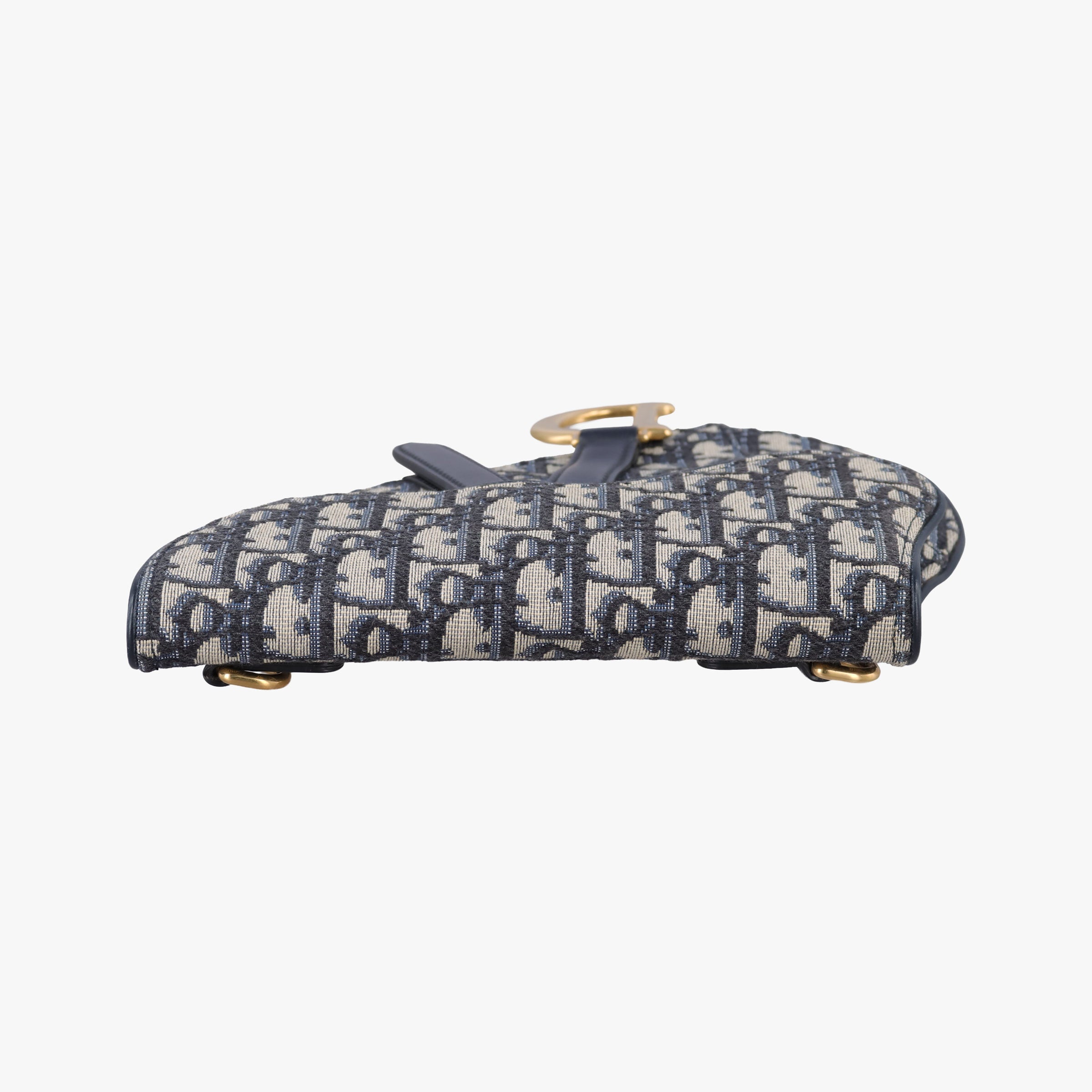 Saddle Navy Jacquard×Leather 50-MA-0129サドル ネイビー ジャガード×レザー 50-MA-0129