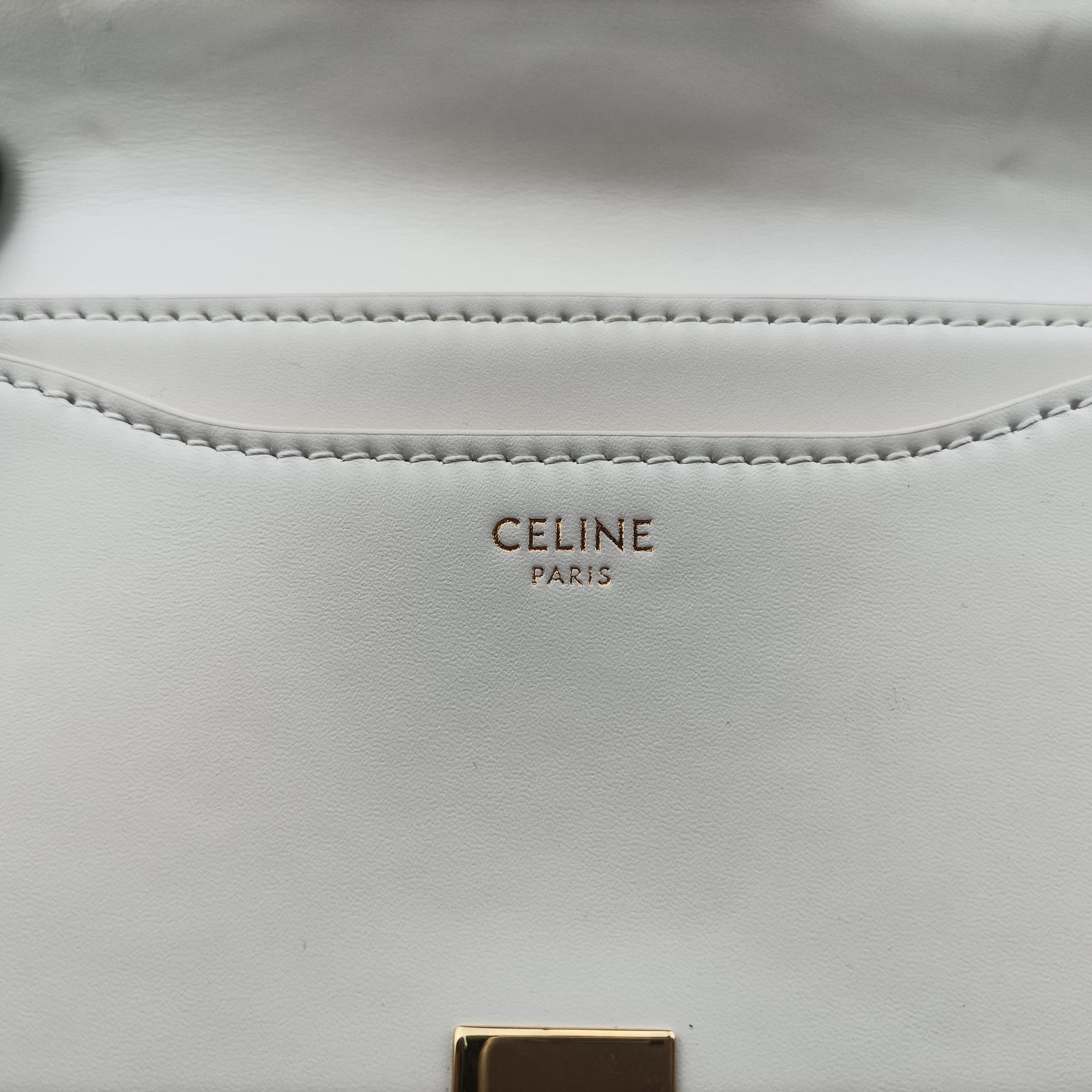 Small Besace 16 White Leather U-GM-3119スモール ブザス 16セーズ ホワイト レザー U-GM-3119