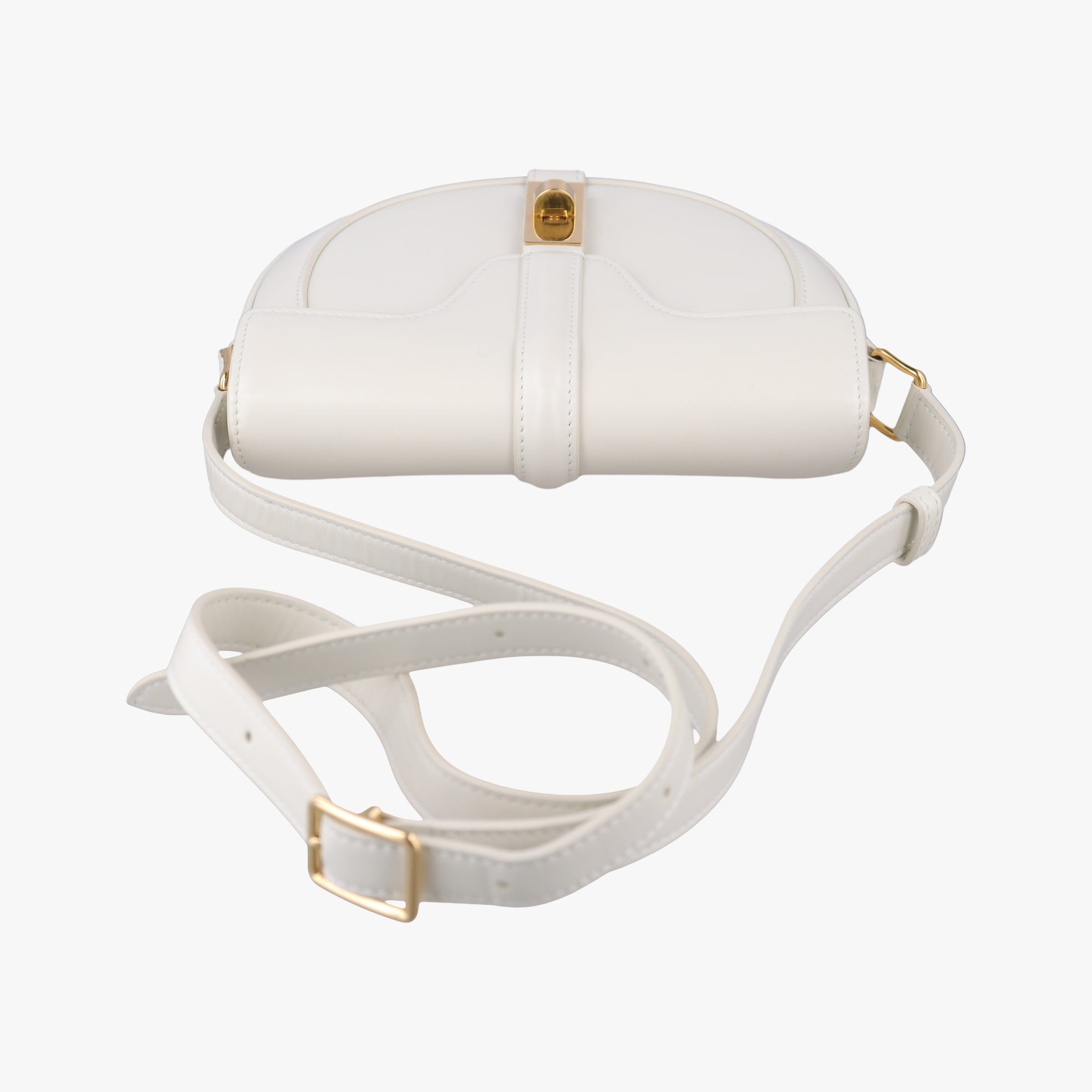 Small Besace 16 White Leather U-GM-3119スモール ブザス 16セーズ ホワイト レザー U-GM-3119