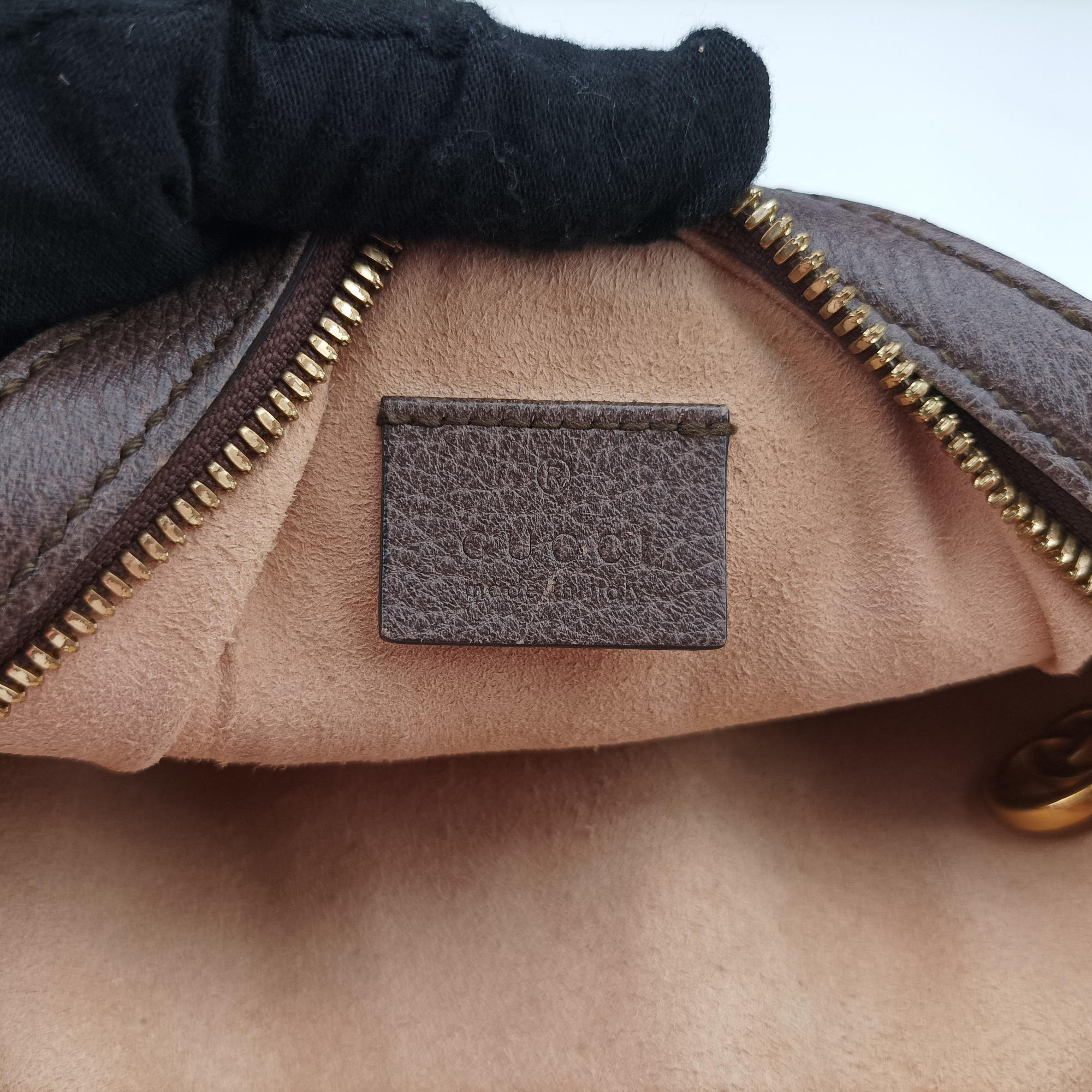 Ophidia Brown×beige×multi PVC coated canvas×Leather 550618 G029343151オフィディア ブラウン×ベージュ×マルチ PVCコーティングキャンバス×レザー 550618 G029343151